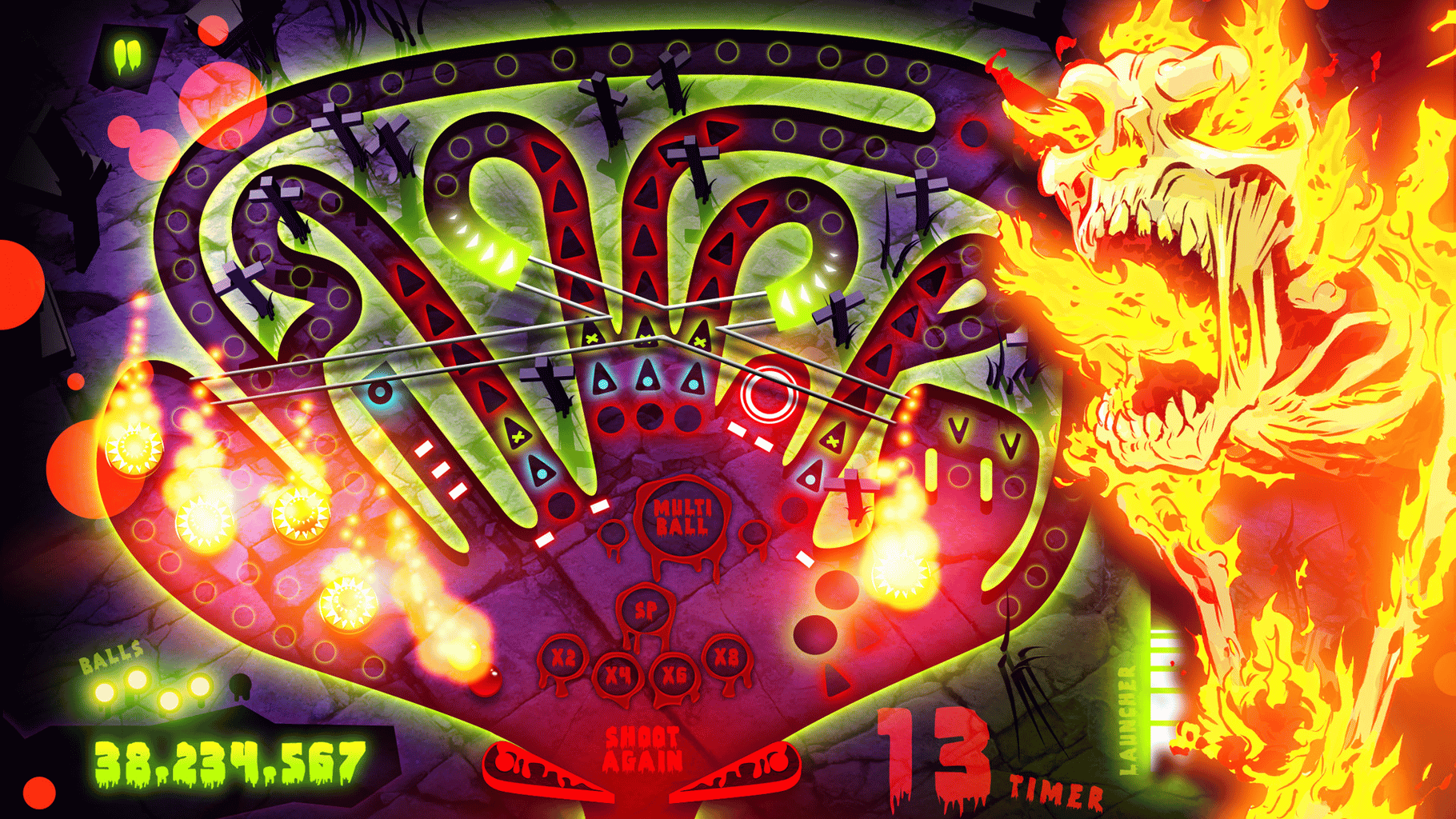 Zombie Pinball screenshot