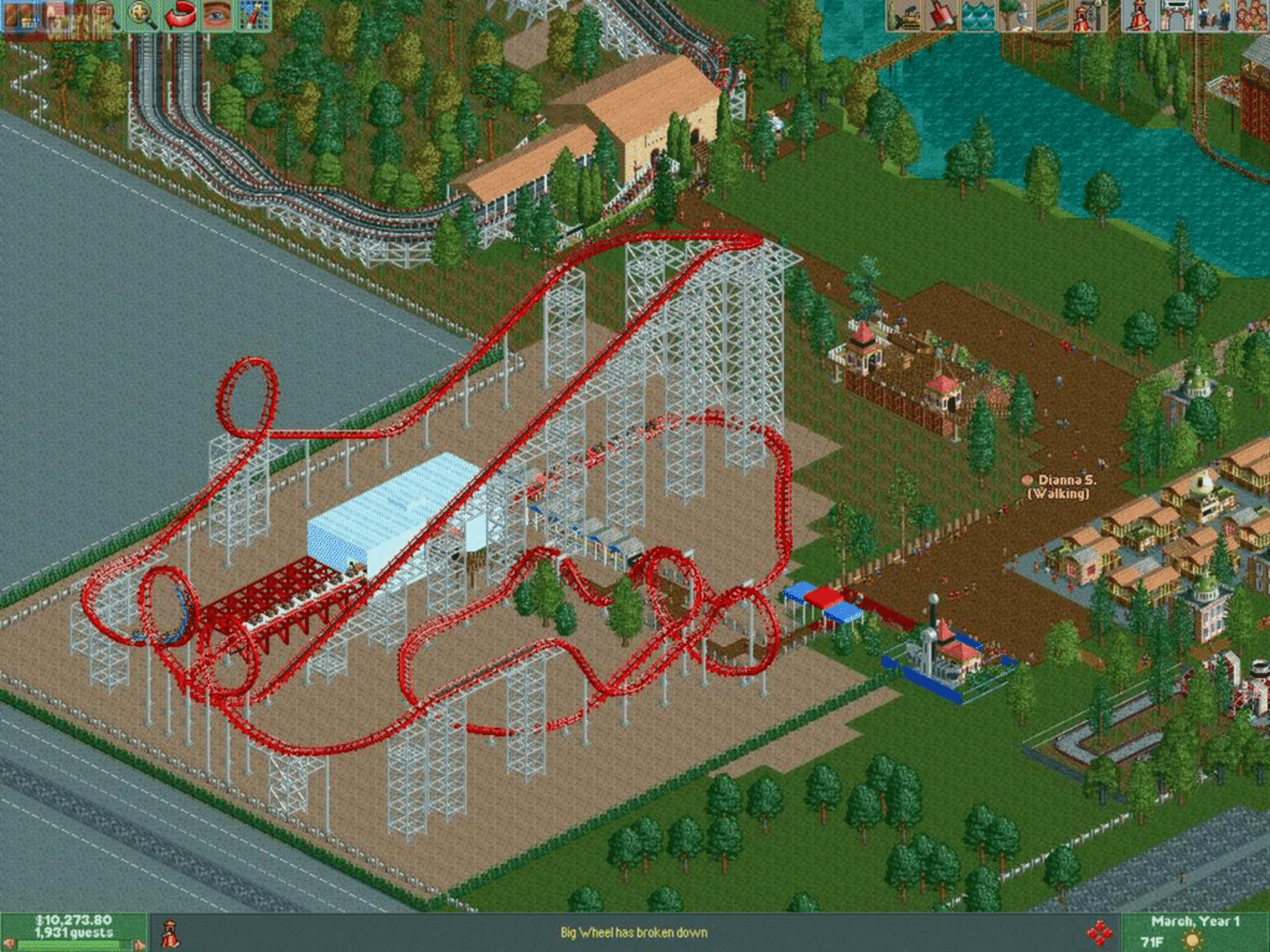 RollerCoaster Tycoon 2: Triple Thrill Pack screenshot