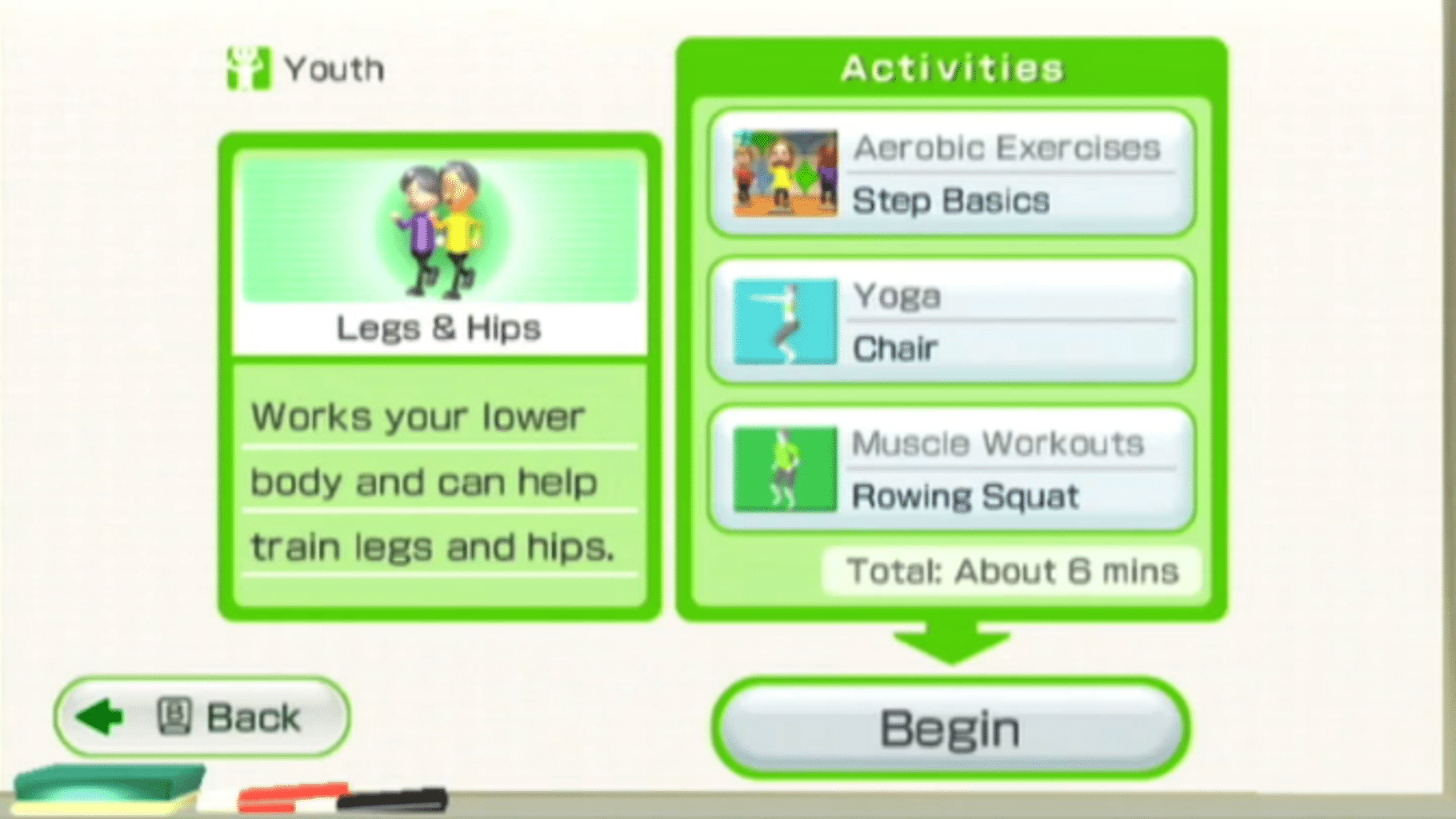 Wii Fit Plus screenshot