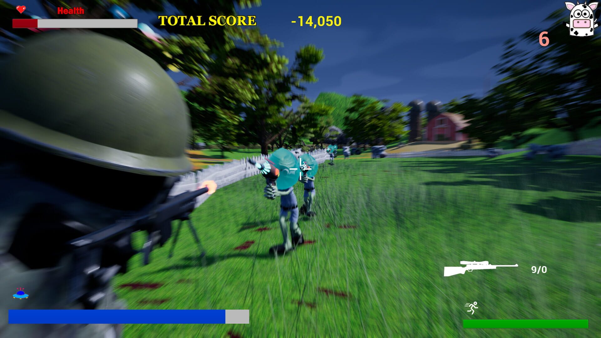 Lucky VS Aliens - Screenshot