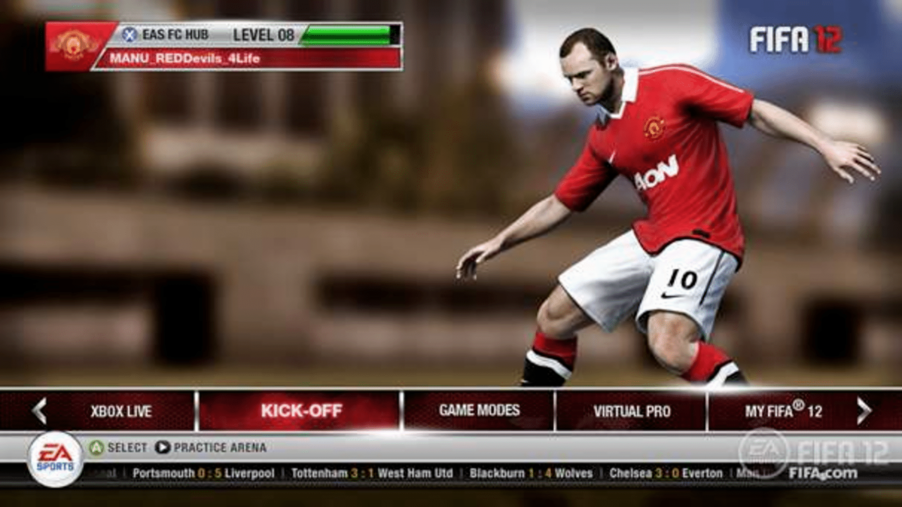 FIFA Soccer 12 screenshot