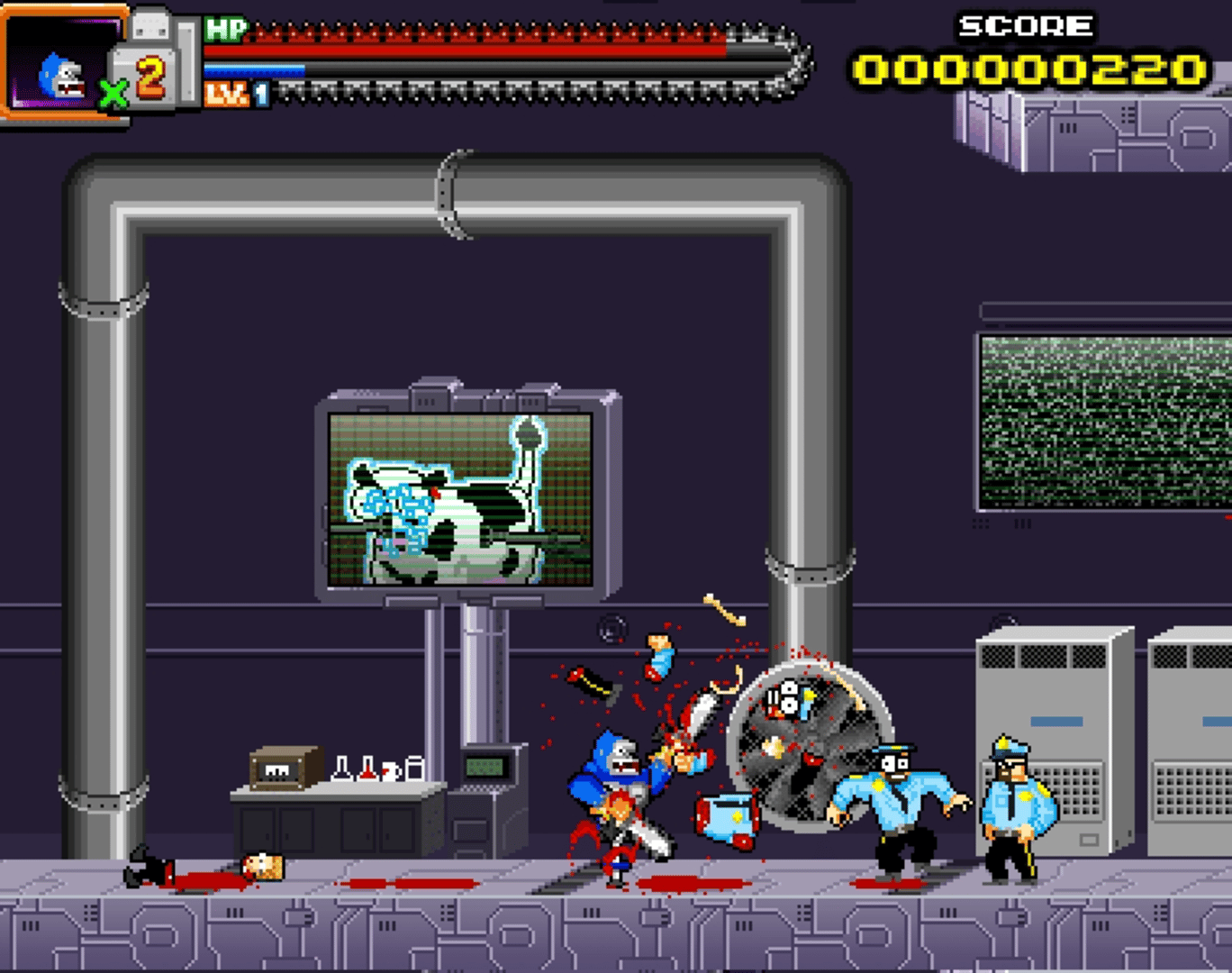 Bionic Chainsaw Pogo Gorilla screenshot