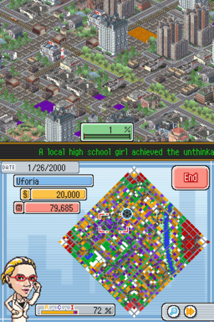 SimCity DS screenshot