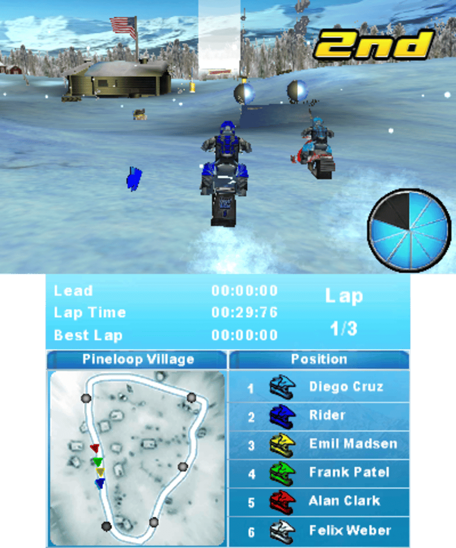 Snow Moto Racing 3D screenshot