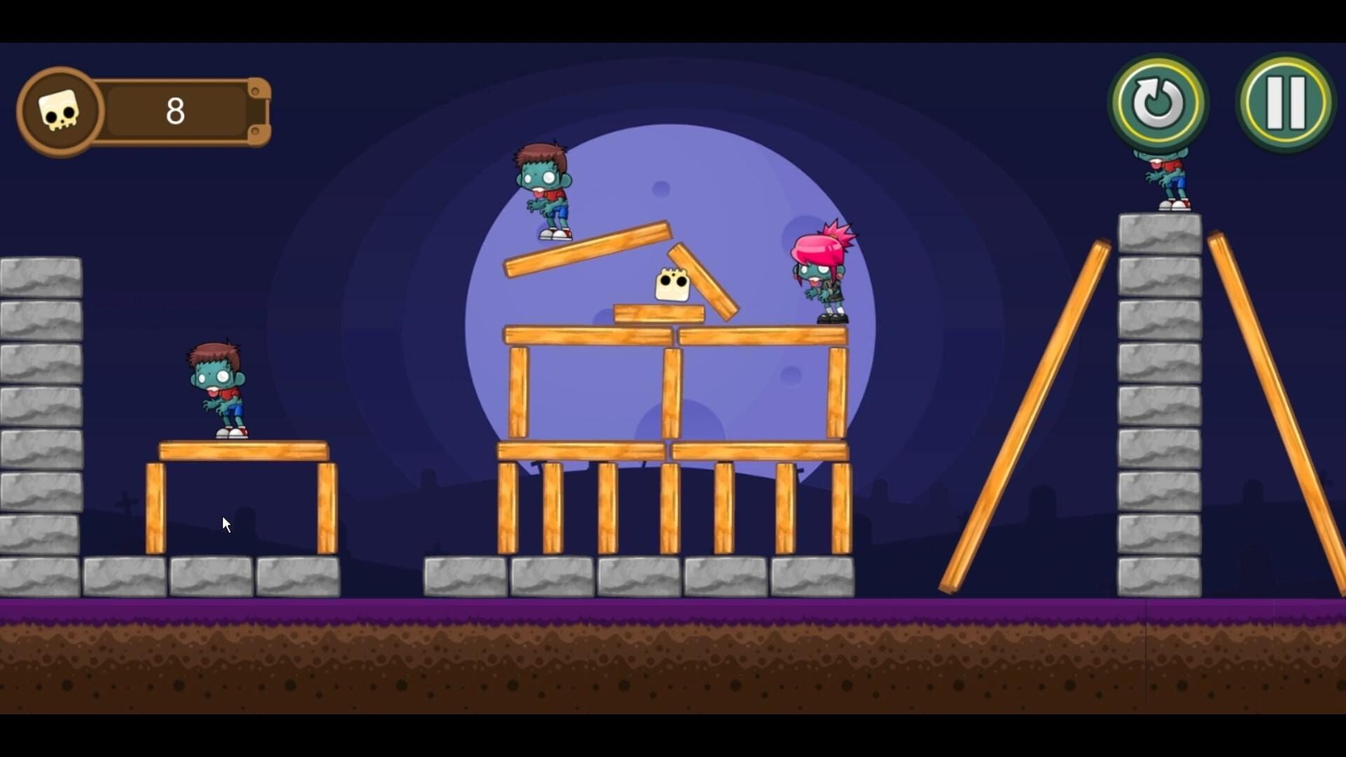 SlingSkull Zombies - Screenshot