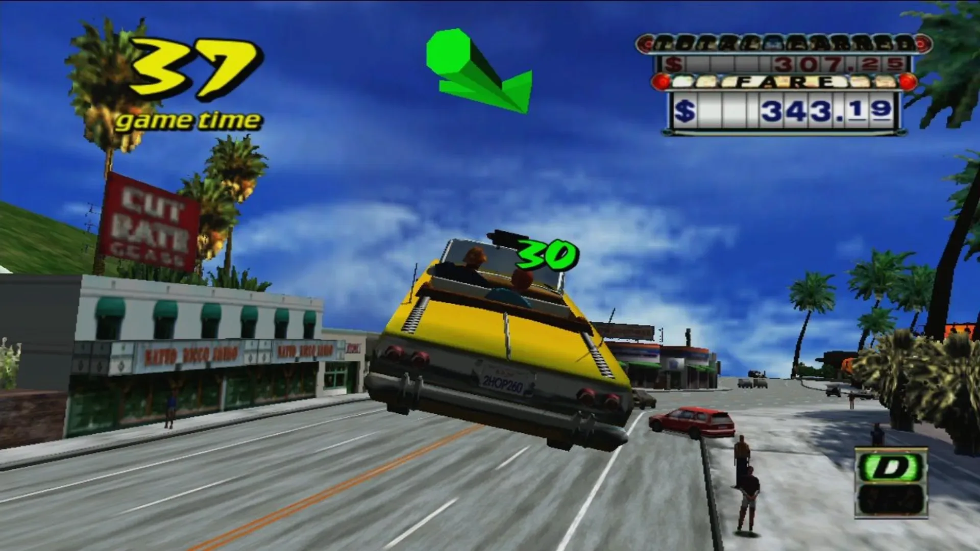 Captura de pantalla - Crazy Taxi