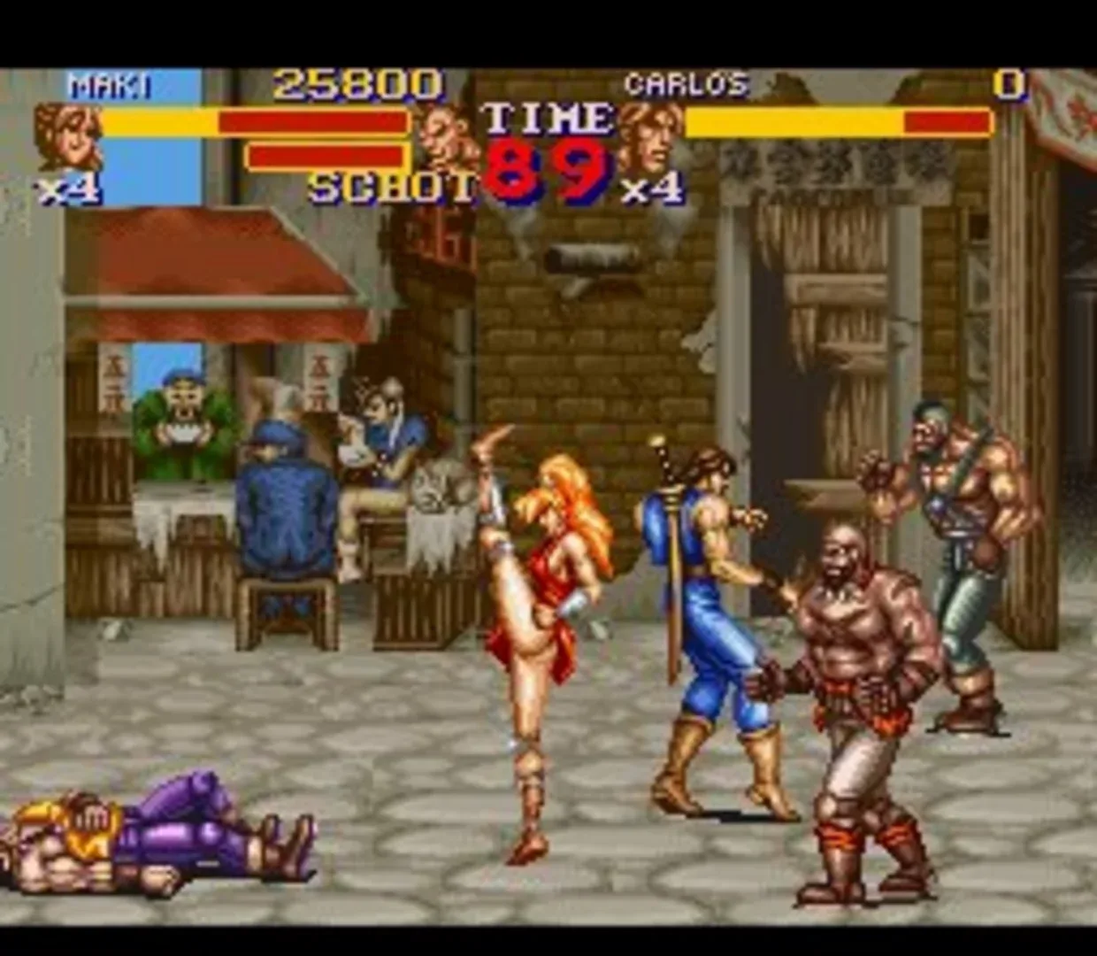 Captura de pantalla - Final Fight 2