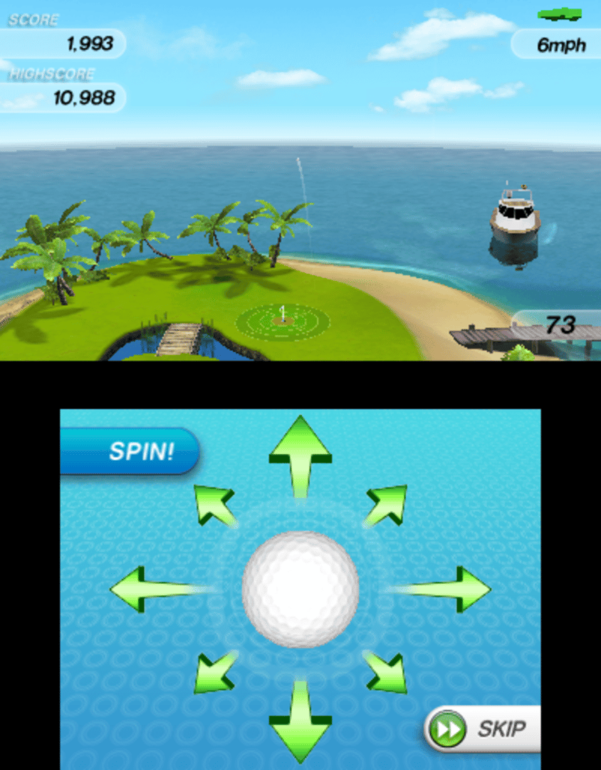 Flick Golf 3D screenshot