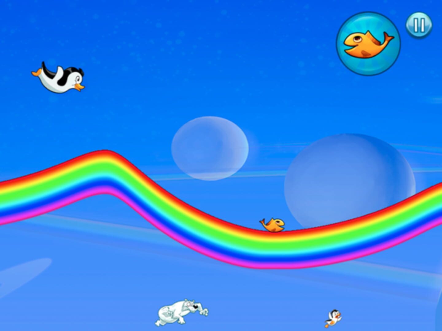 Racing Penguin: Slide and Fly! - Screenshot