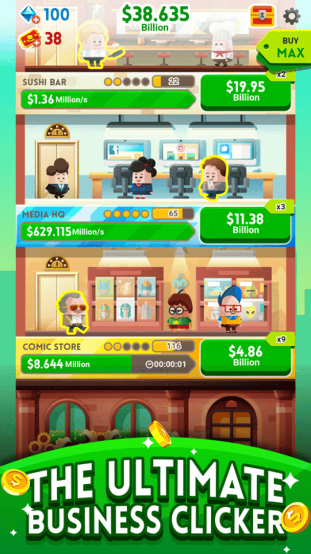 Cash, Inc. Fame & Fortune Game screenshot