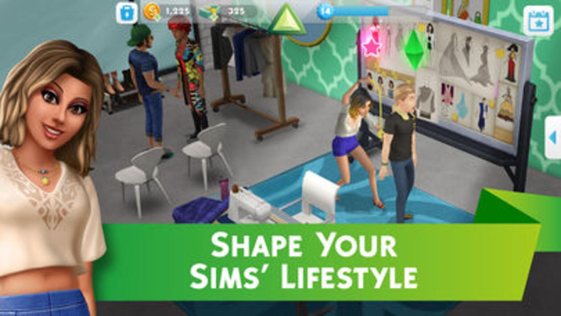 Captura de pantalla - The Sims Mobile