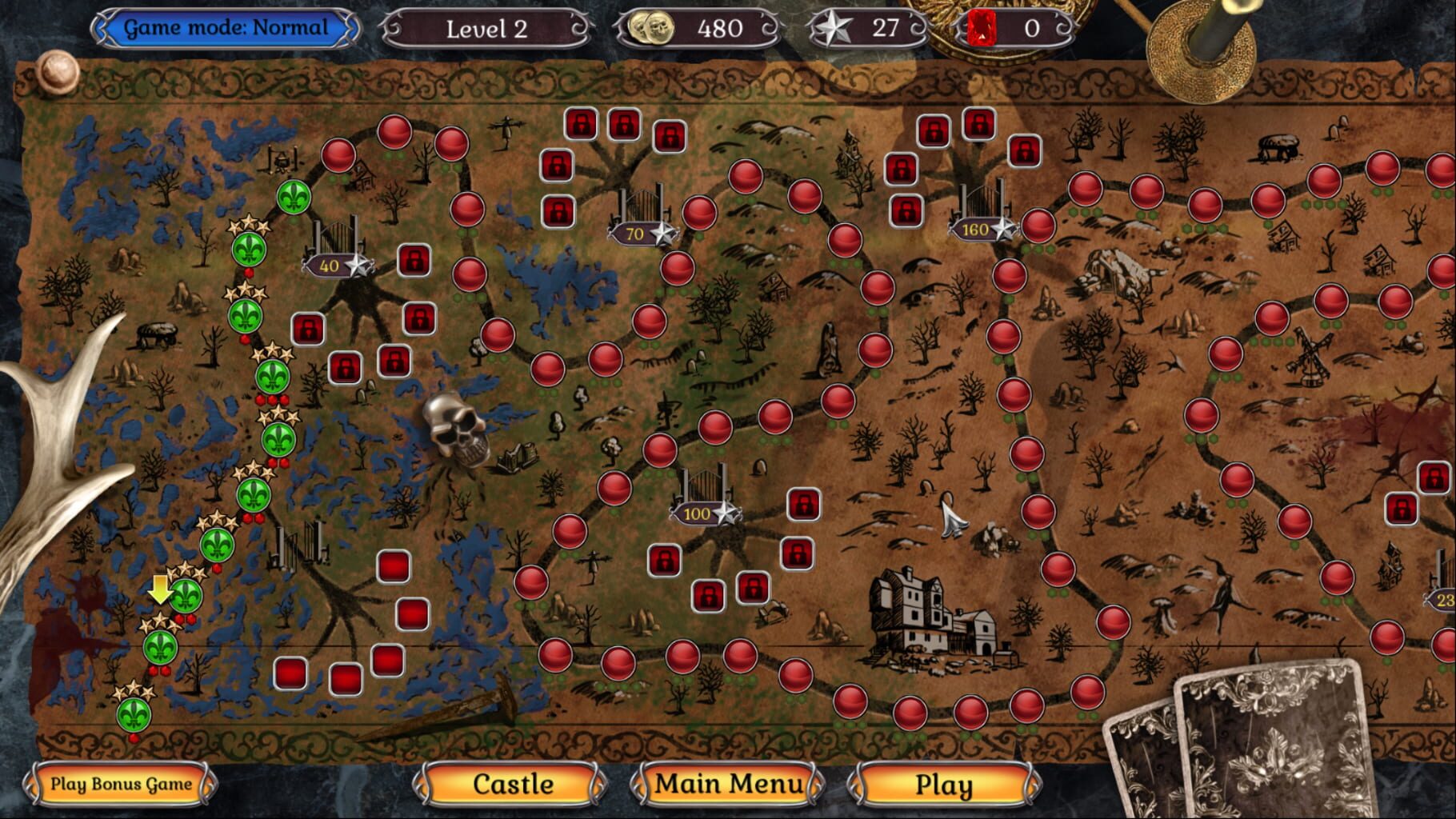 Jewel Match Twilight Solitaire screenshot