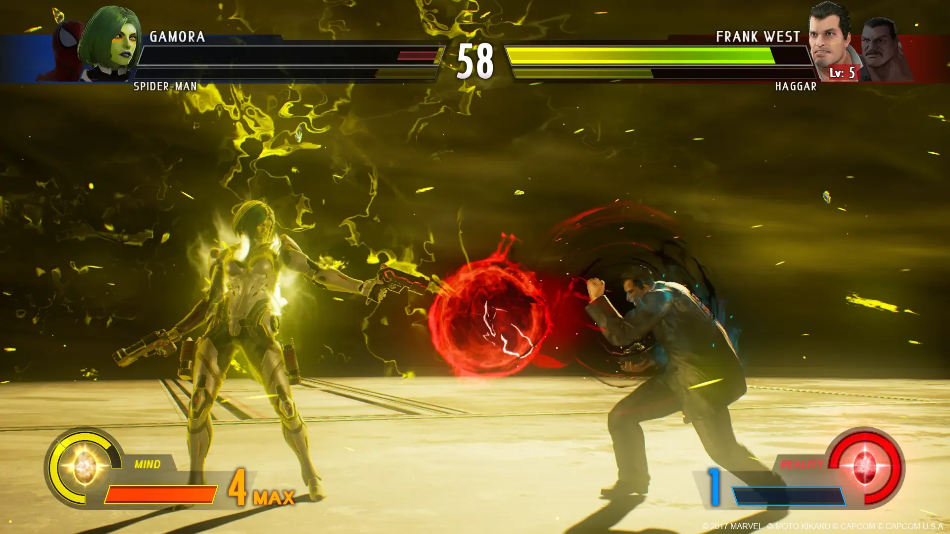 Captura de pantalla - Marvel vs. Capcom: Infinite