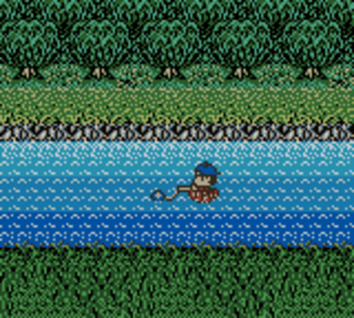 Legend of the River King GB screenshot