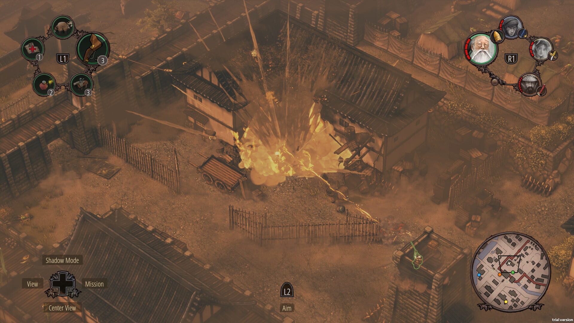 Shadow Tactics: Blades of the Shogun screenshot