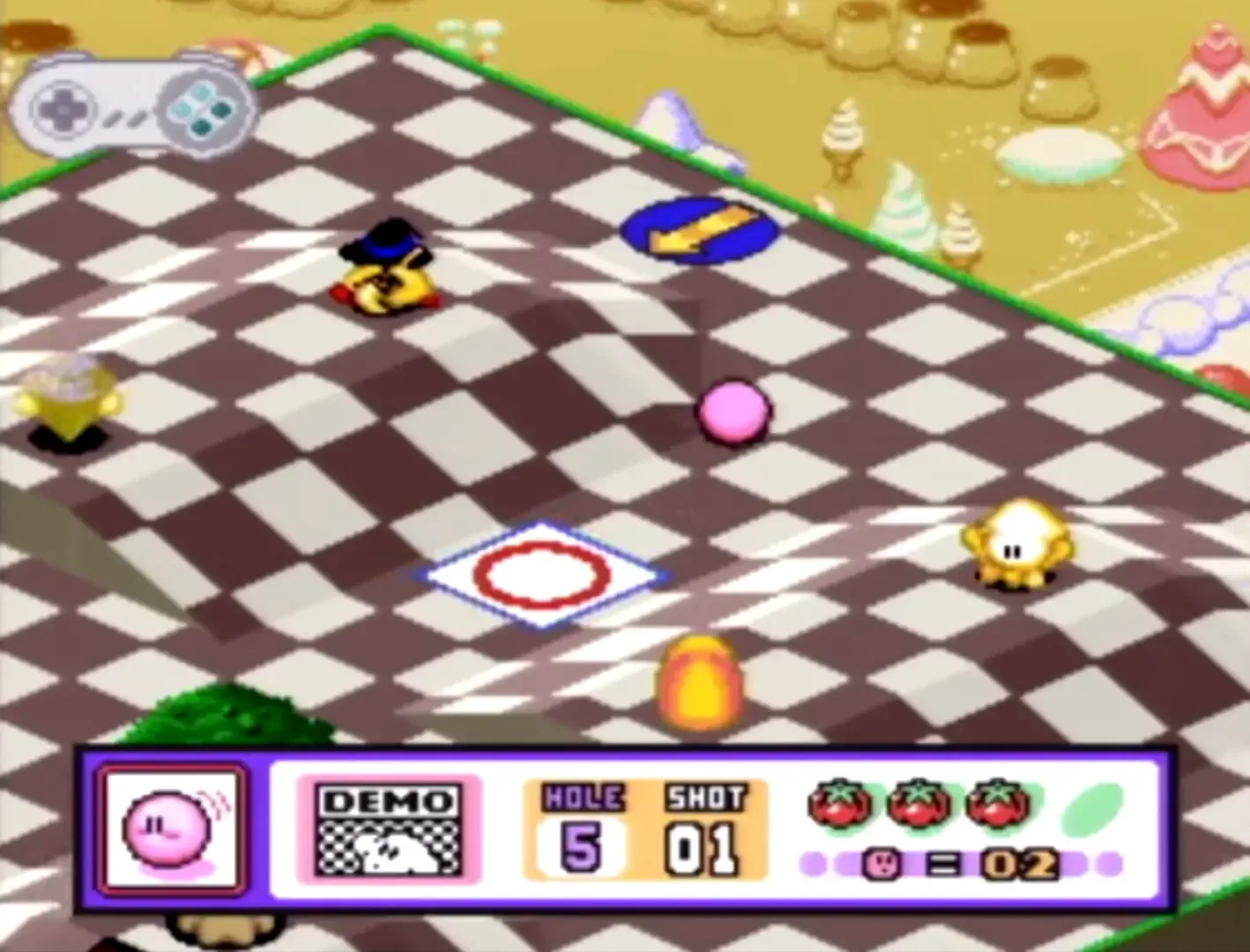 Captura de pantalla - Kirby's Dream Course