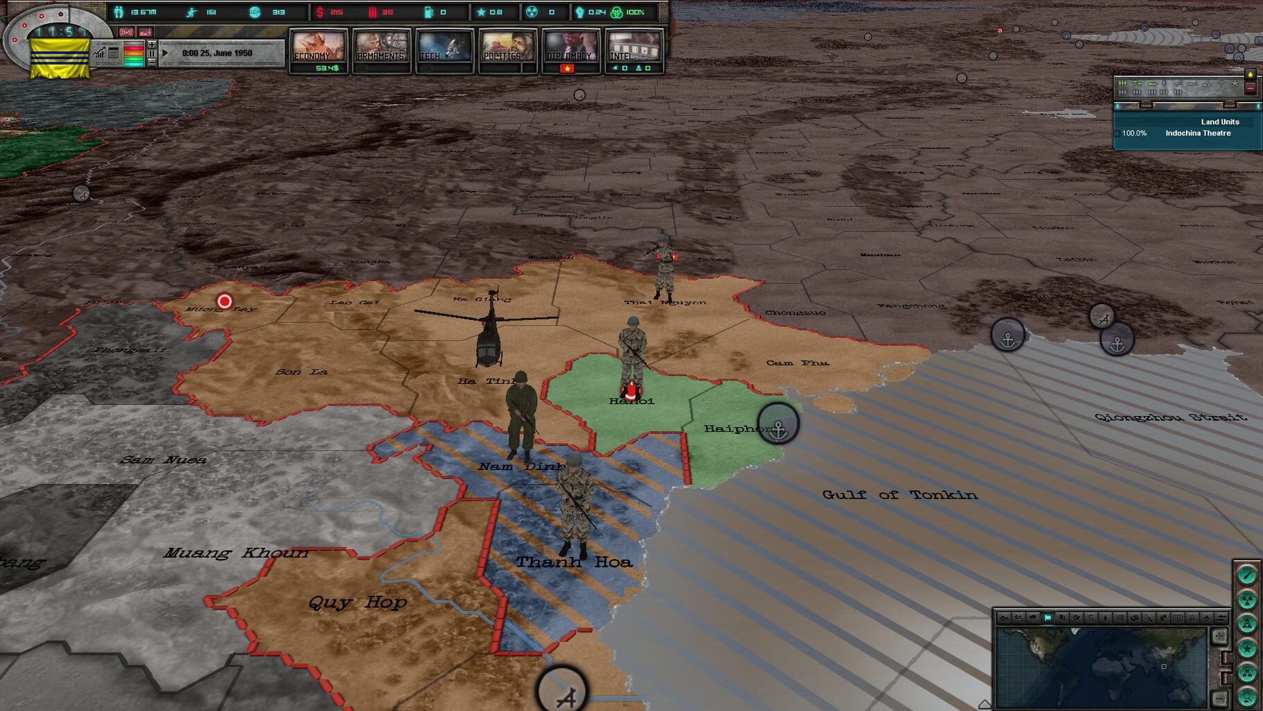 Captura de pantalla - East vs. West: A Hearts of Iron Game