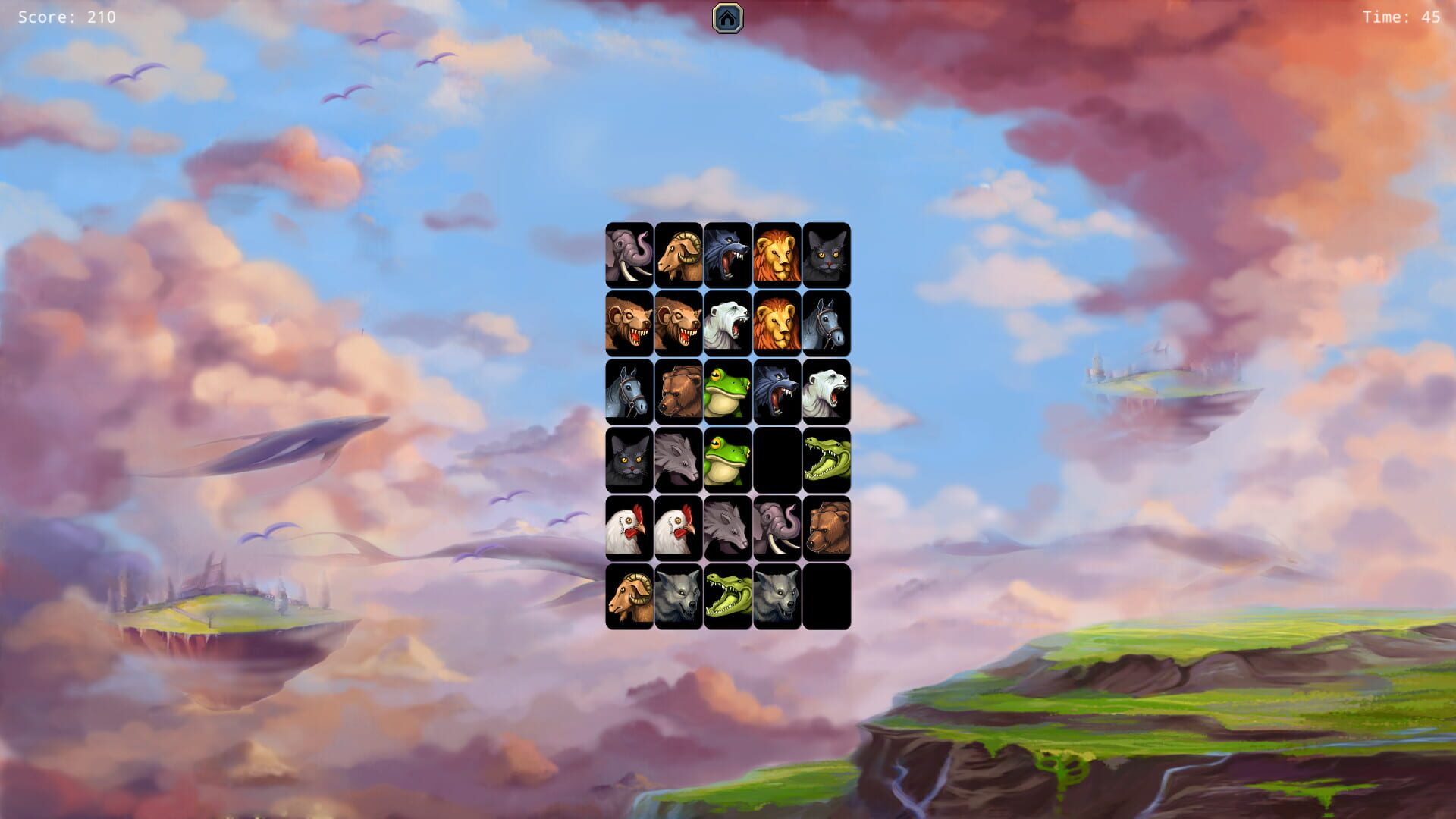 Food Monster and Animals Memory Match - Screenshot