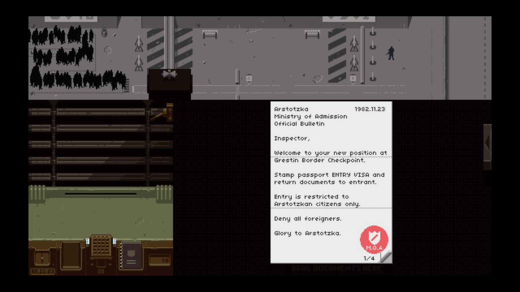 Papers, Please screenshot