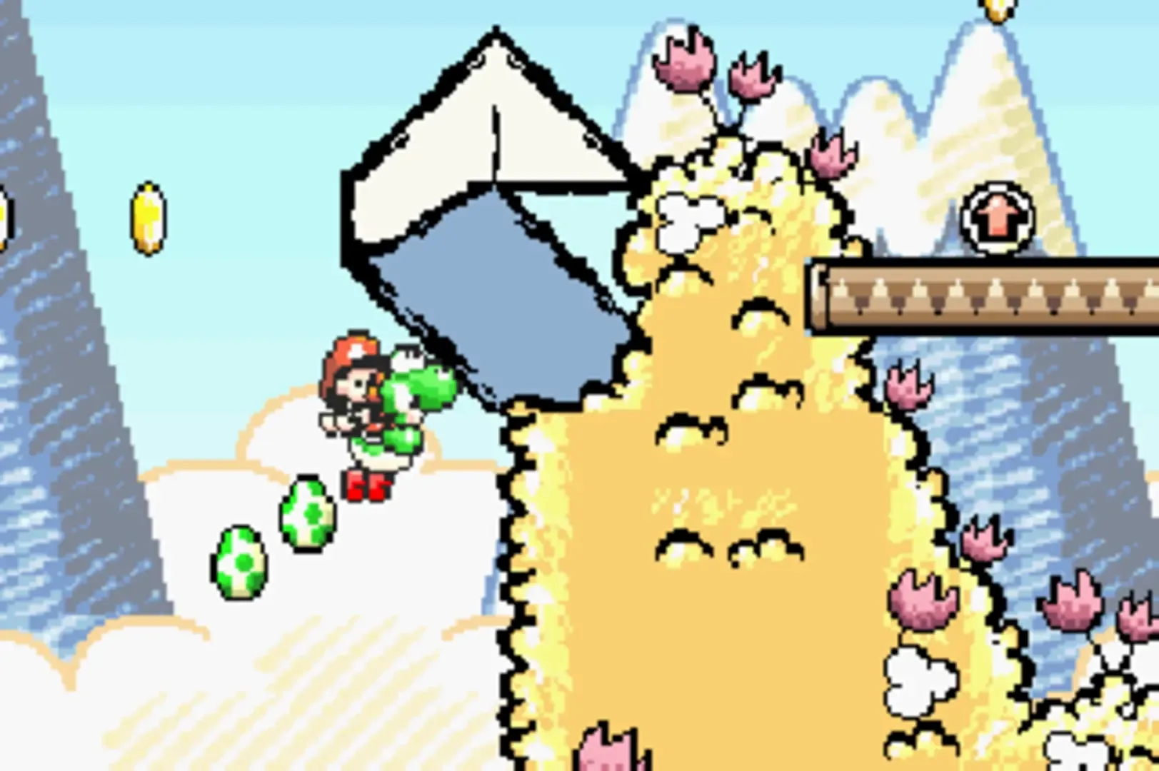 Captura de pantalla - Yoshi's Island: Super Mario Advance 3