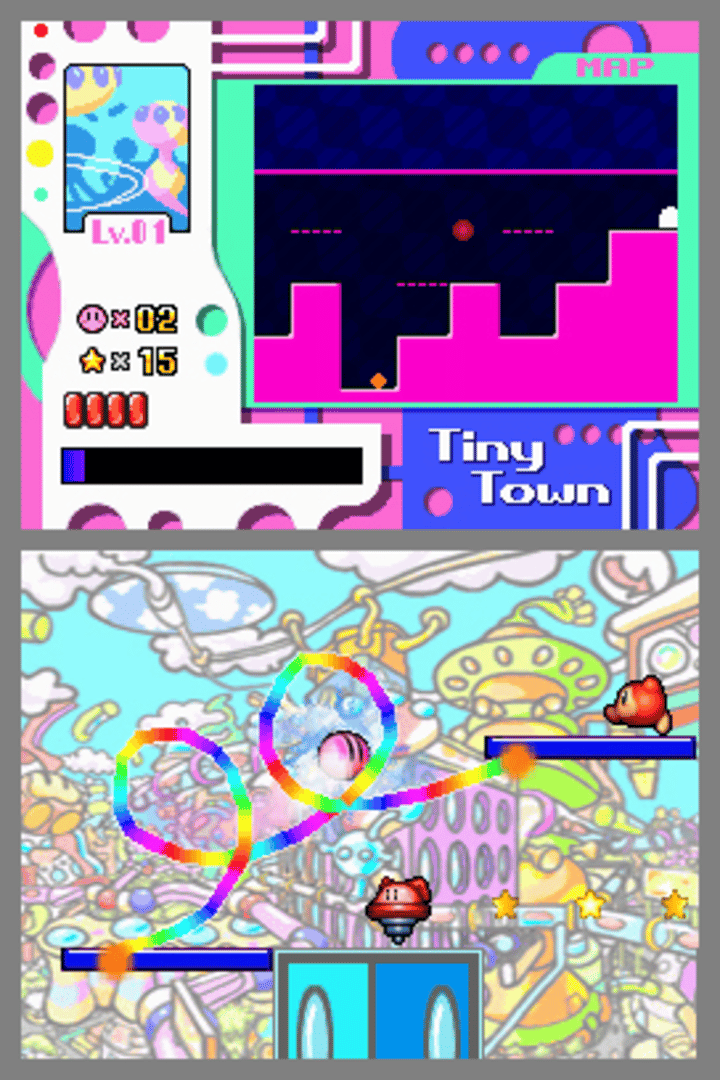 Kirby: Canvas Curse screenshot