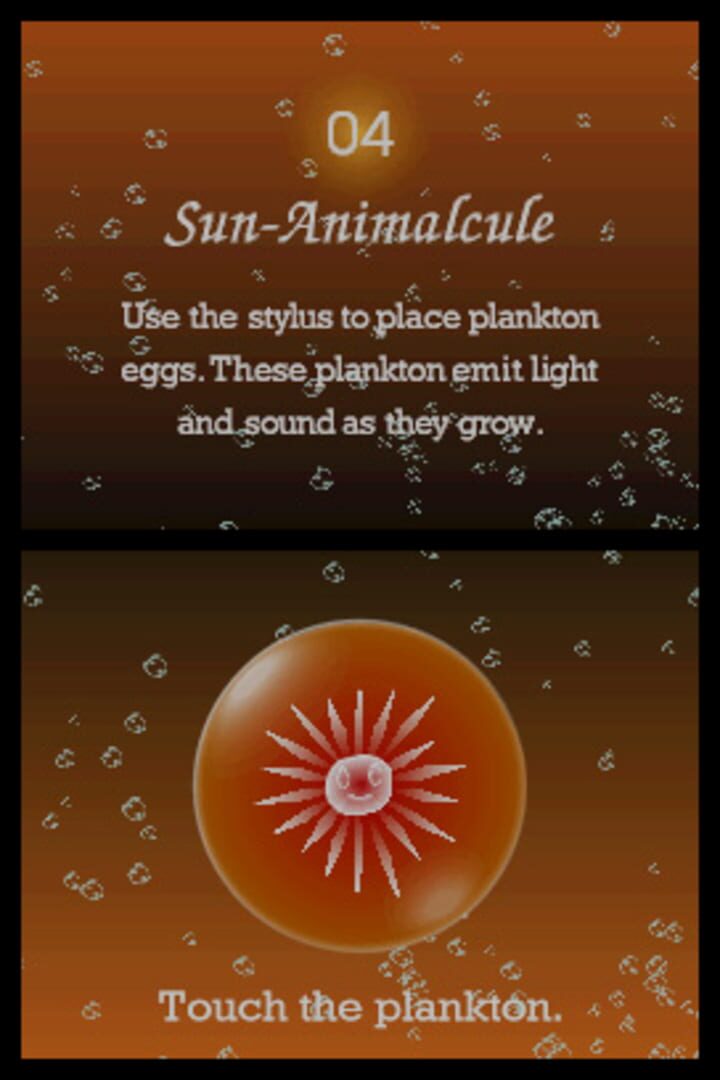 Captura de pantalla - Electroplankton Sun-Animalcule
