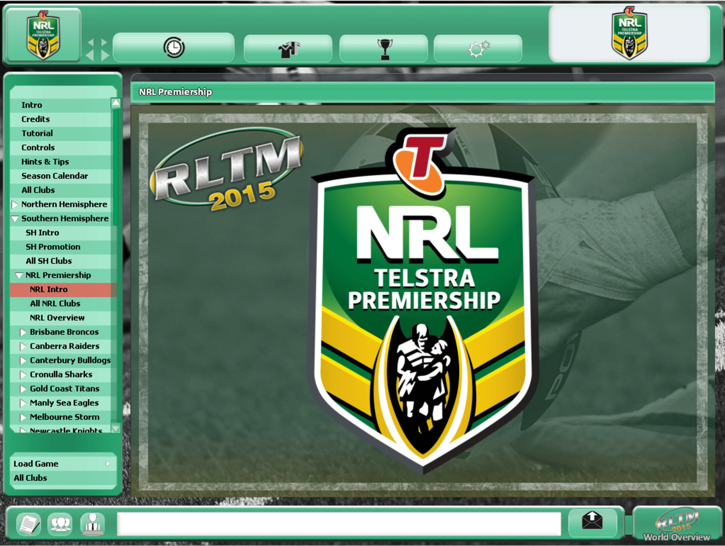 Rugby League Team Manager 2015 screenshot