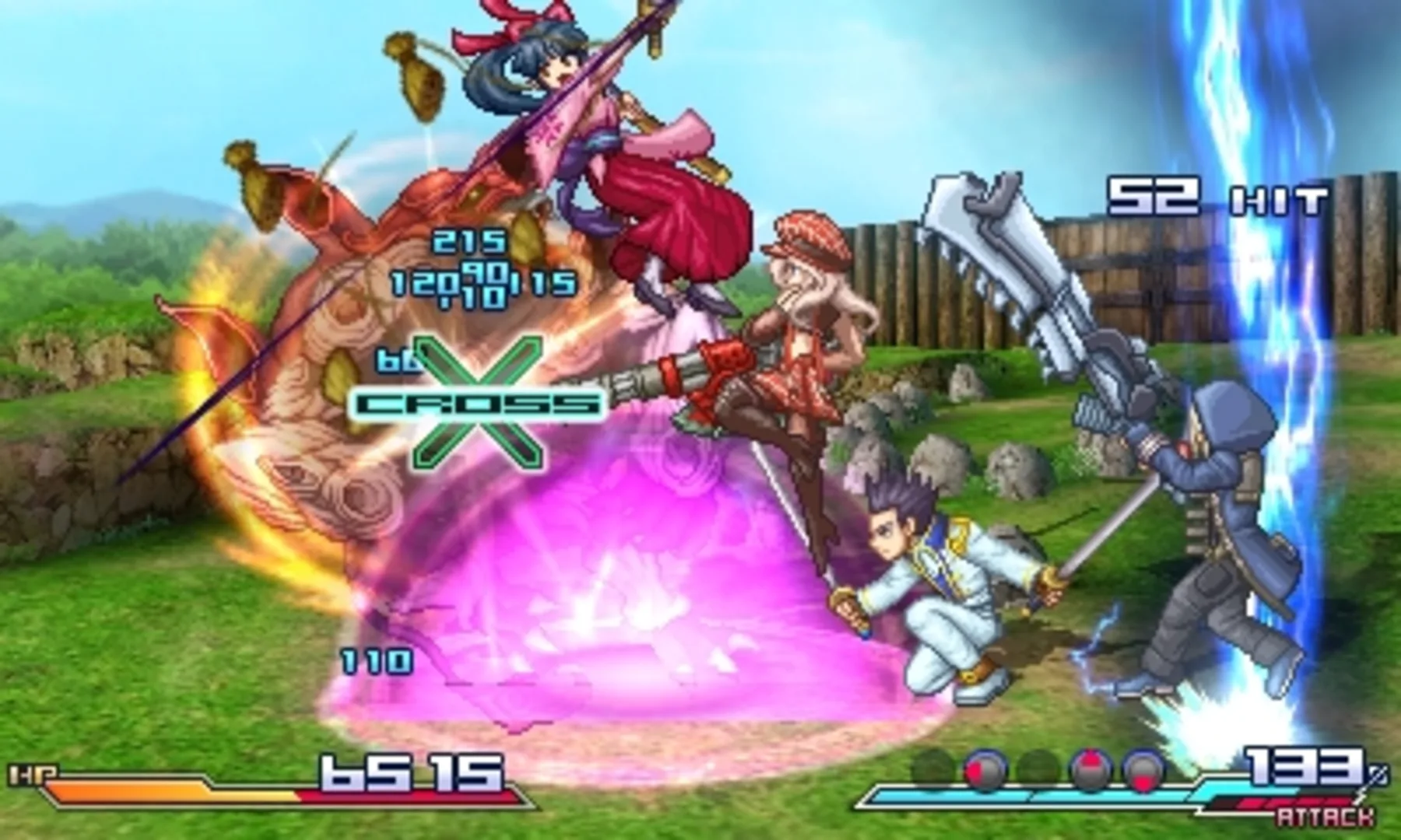 Captura de pantalla - Project X Zone