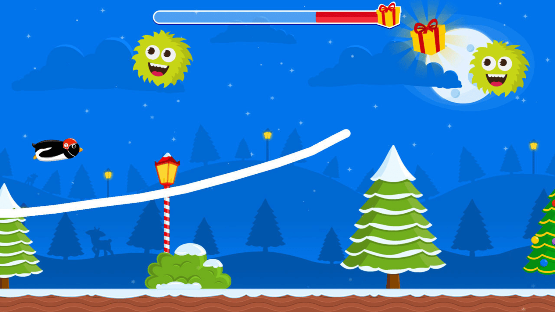 Christmas Adventure of Rocket Penguin screenshot