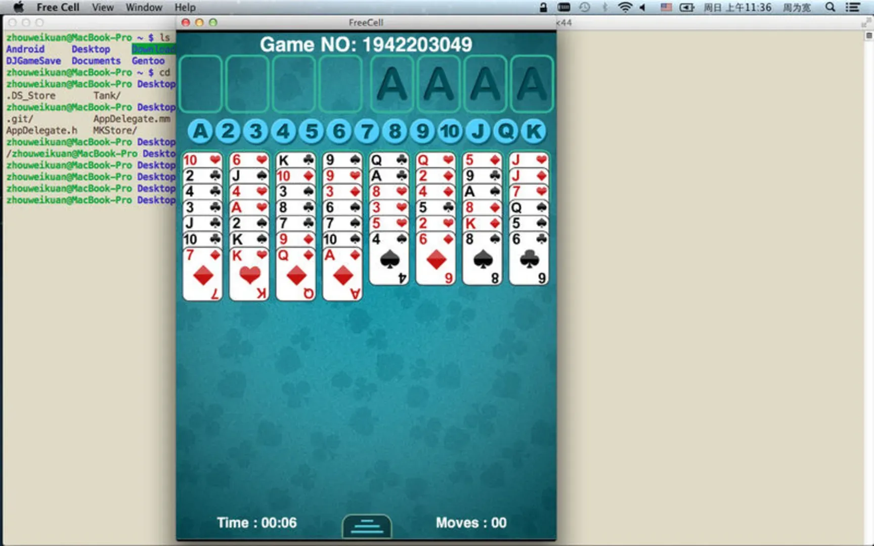 FreeCell - Card Game