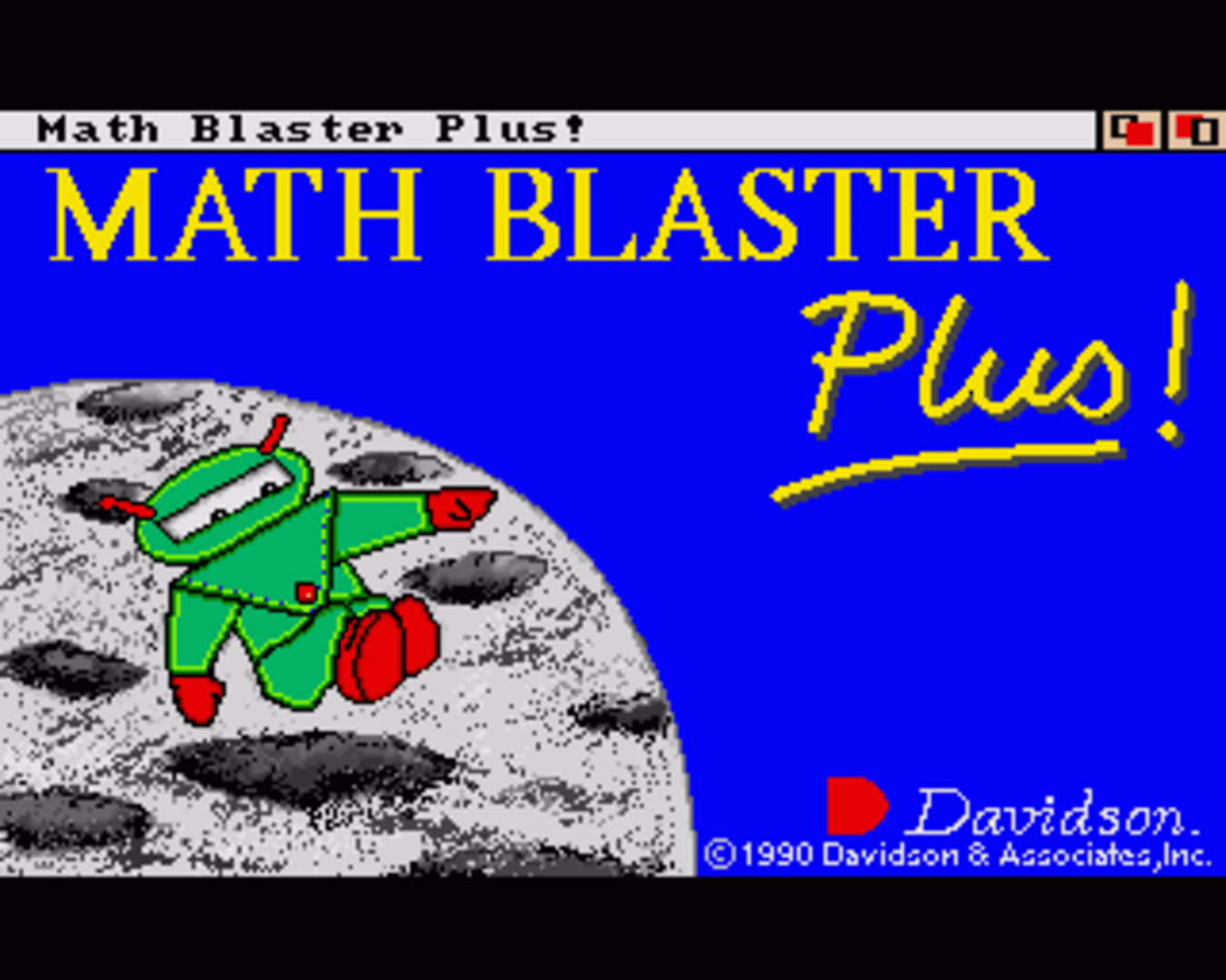 Math Blaster Plus! screenshot