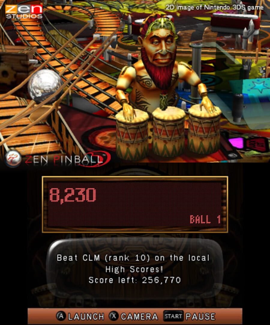 Captura de pantalla - Zen Pinball 3D