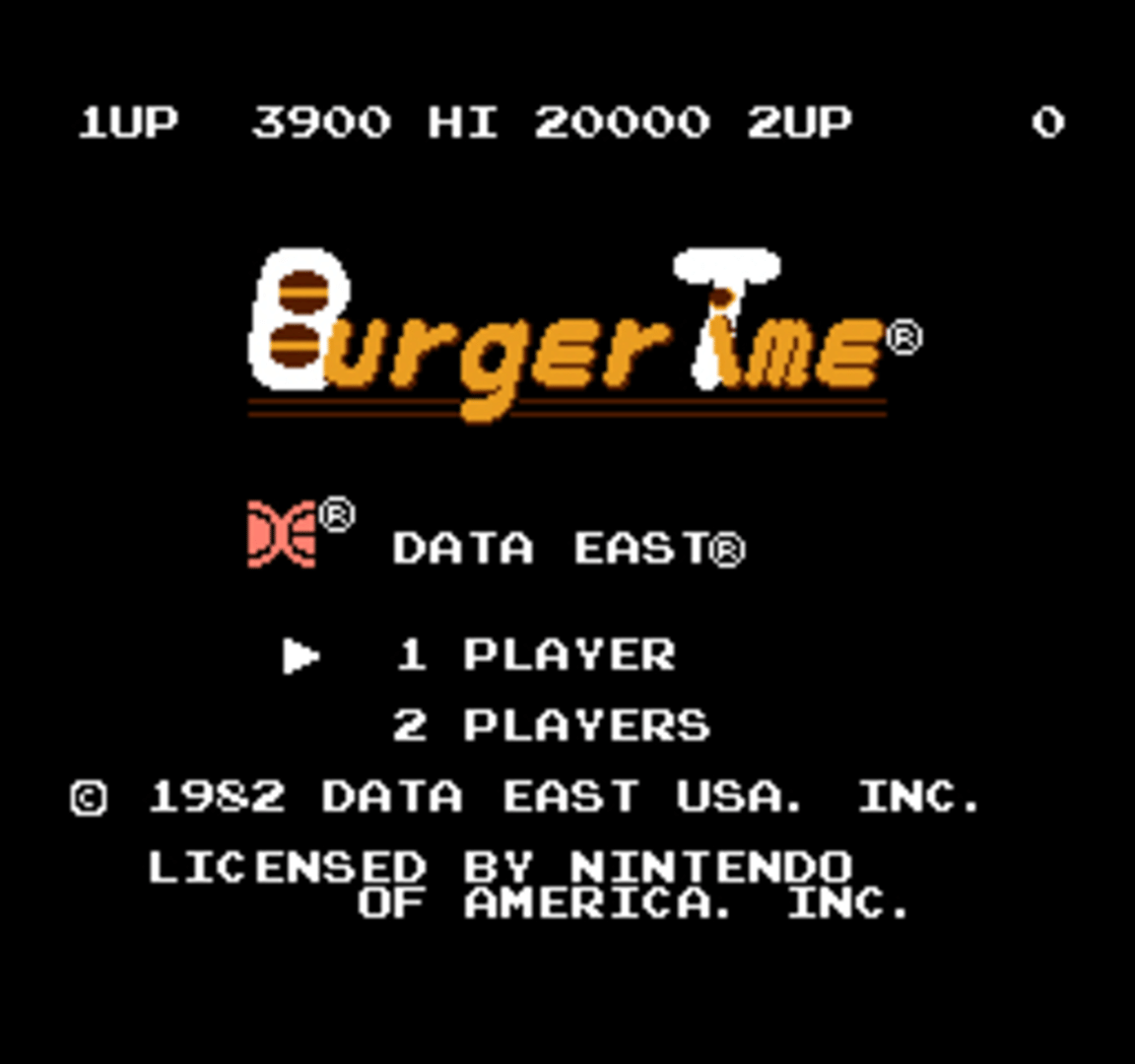 BurgerTime screenshot