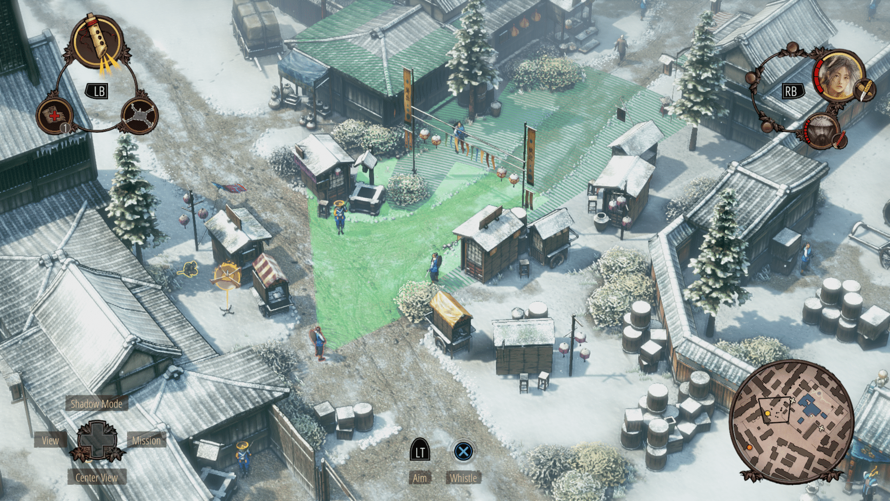 Shadow Tactics: Blades of the Shogun screenshot