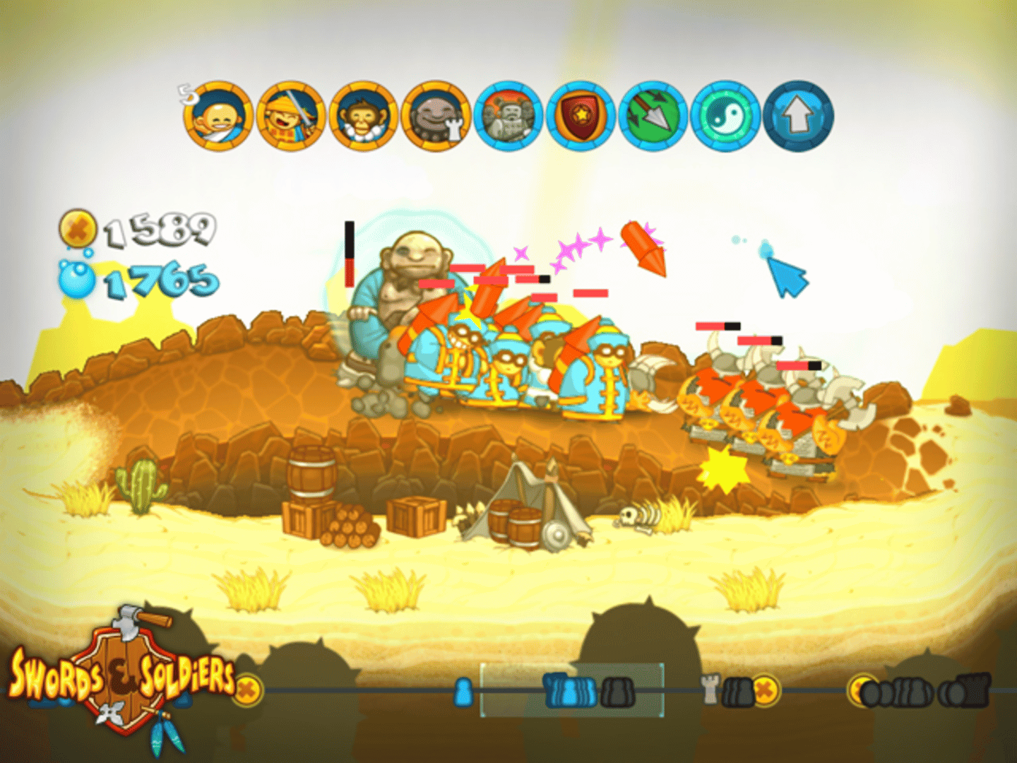 Swords & Soldiers screenshot