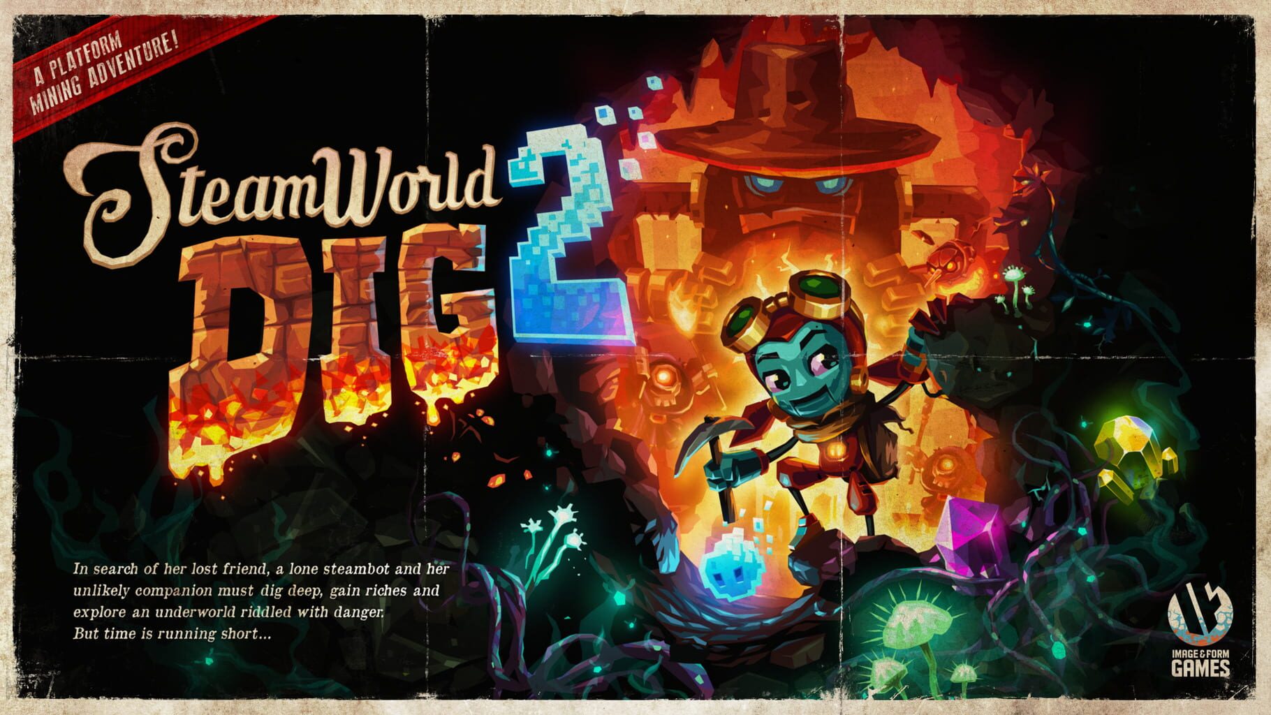 SteamWorld Dig 2 artwork