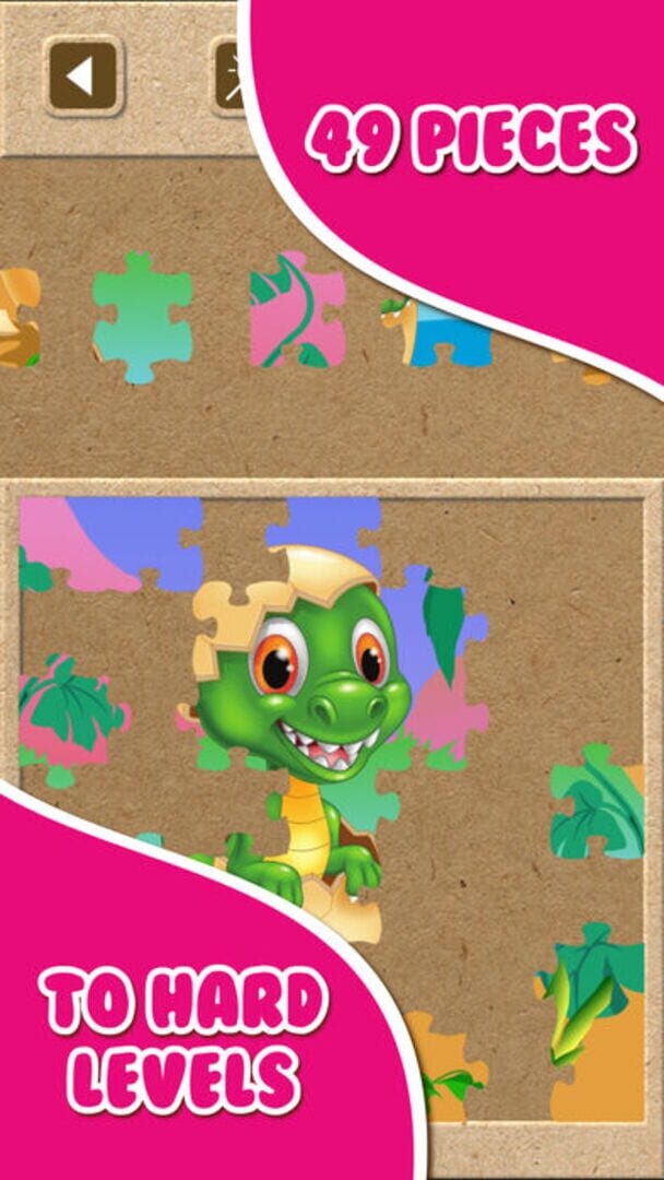 Dinosaur Jigsaw Puzzles - Kids Games for Toddlers - Screenshot