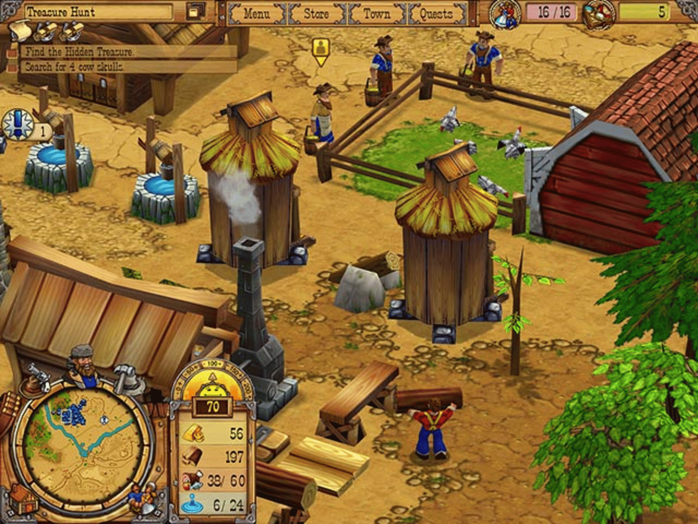 Westward II: Heroes of the Frontier screenshot