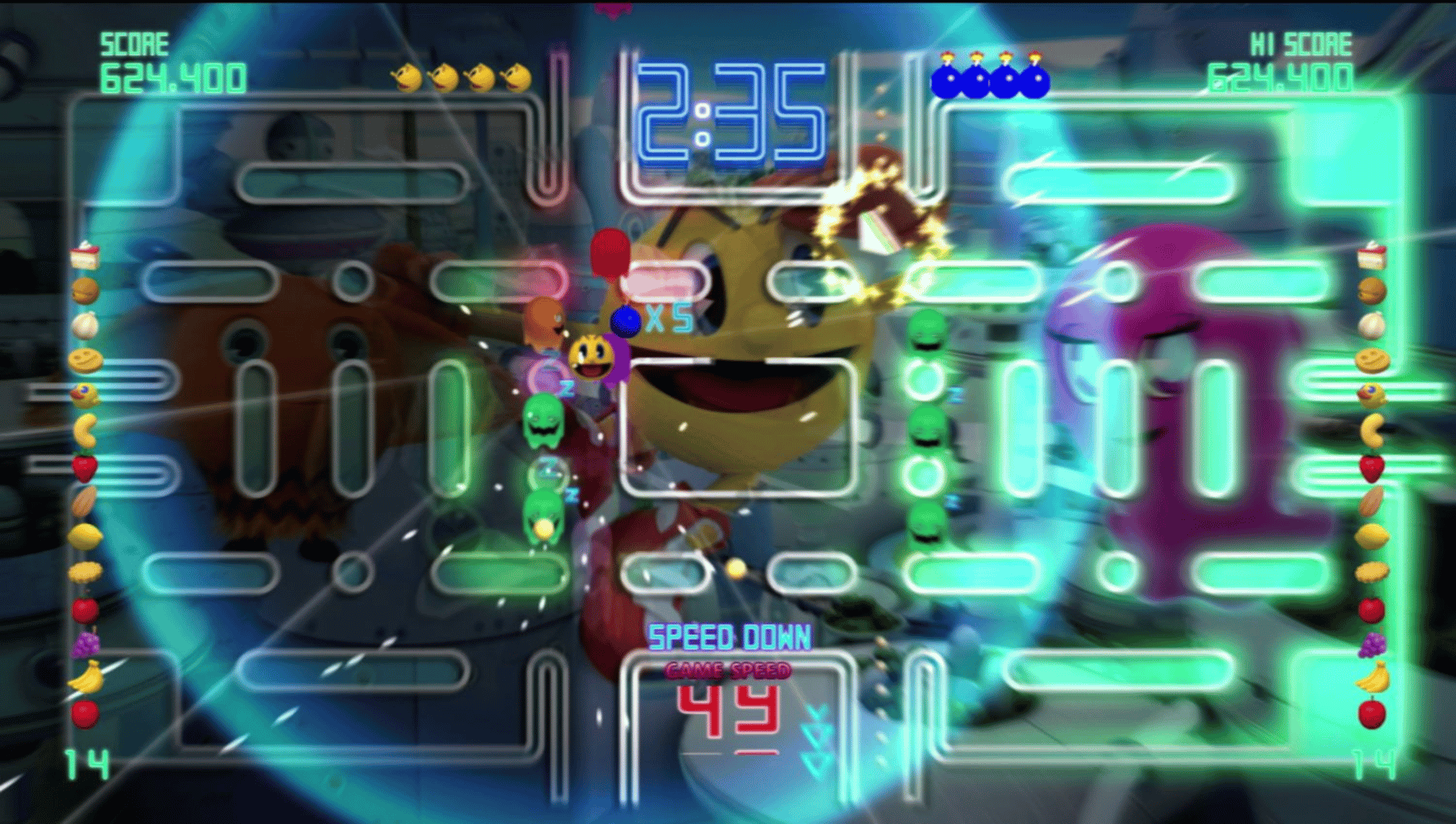 Pac-Man: Championship Edition DX+ screenshot