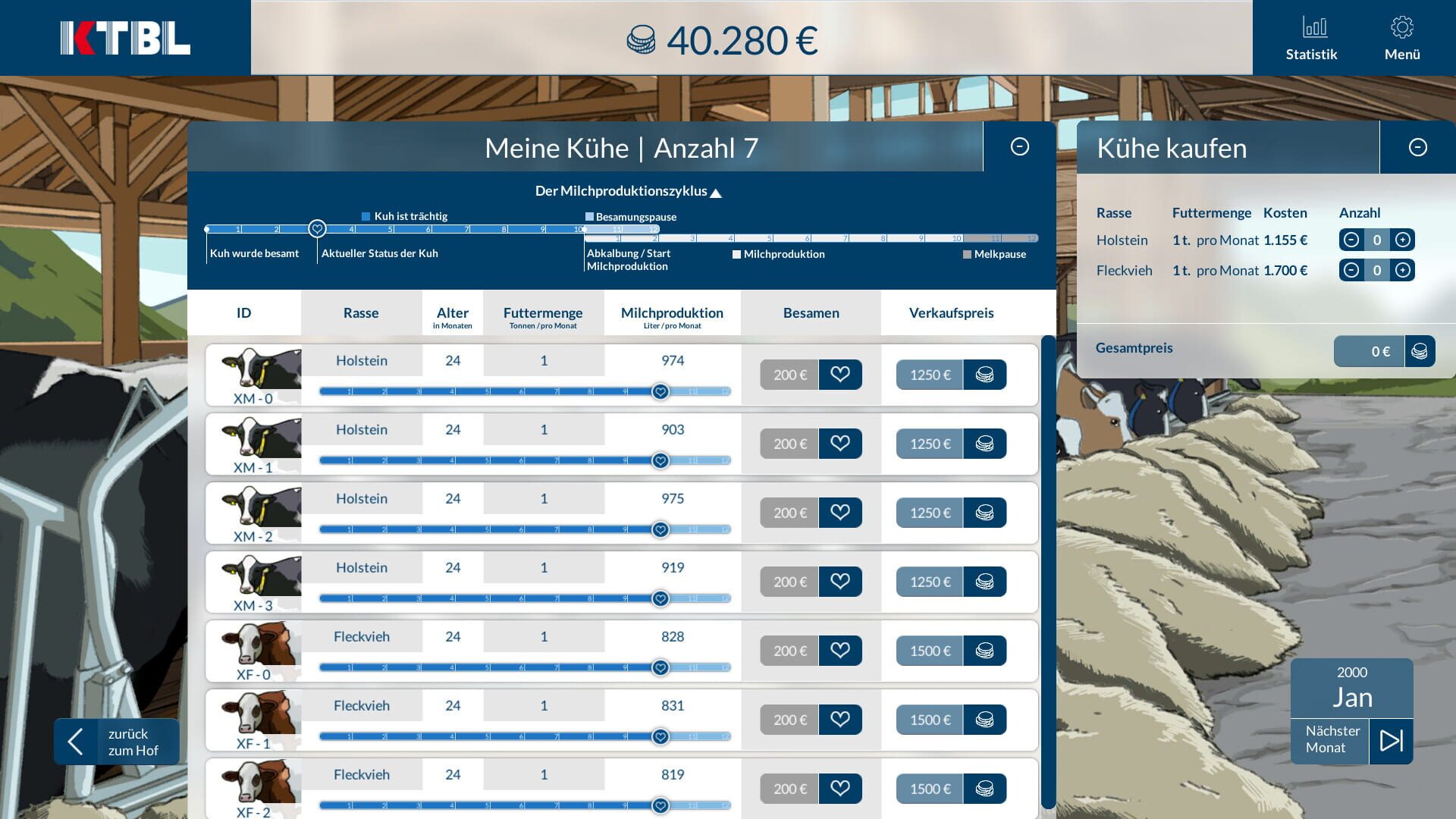 Der Milchbauer - Screenshot