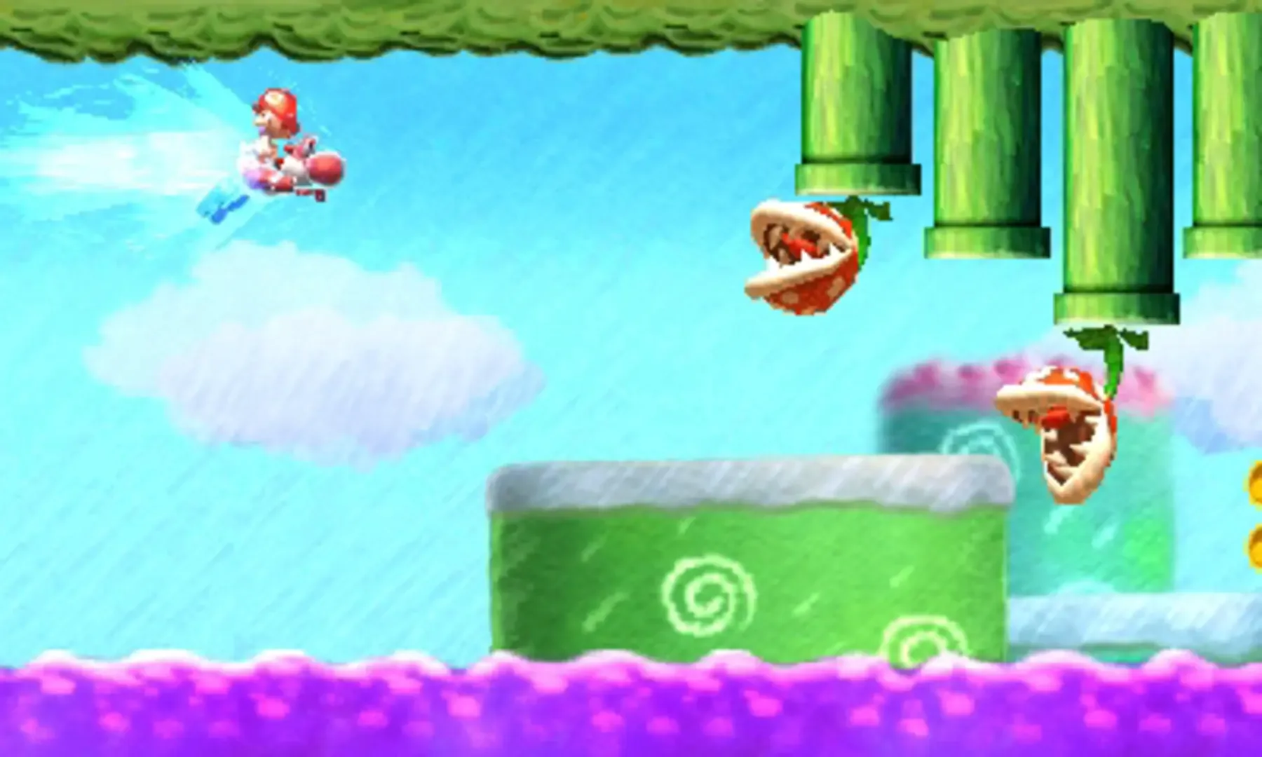 Captura de pantalla - Yoshi's New Island