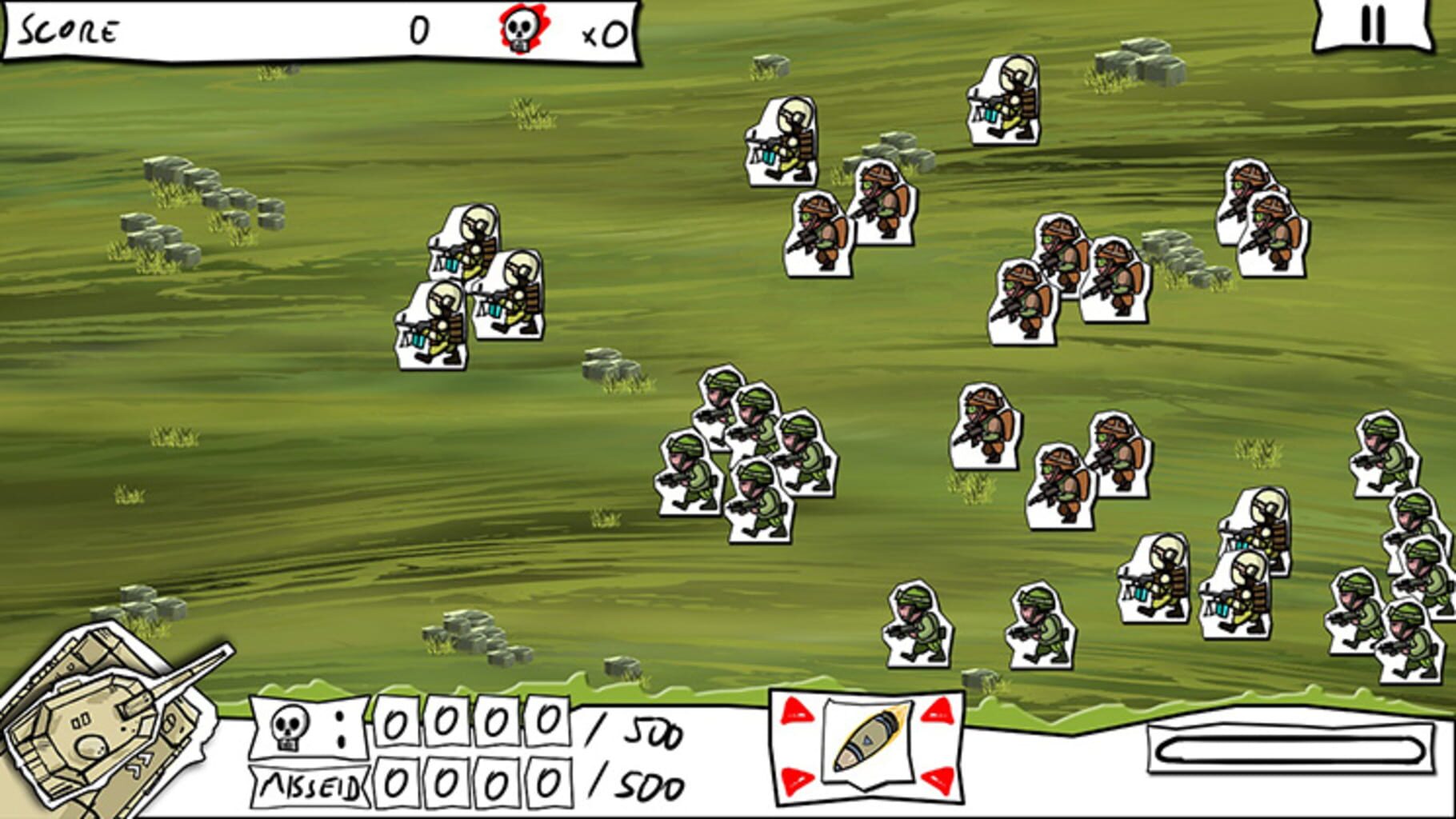 Paper Wars: Cannon Fodder Devastated screenshot