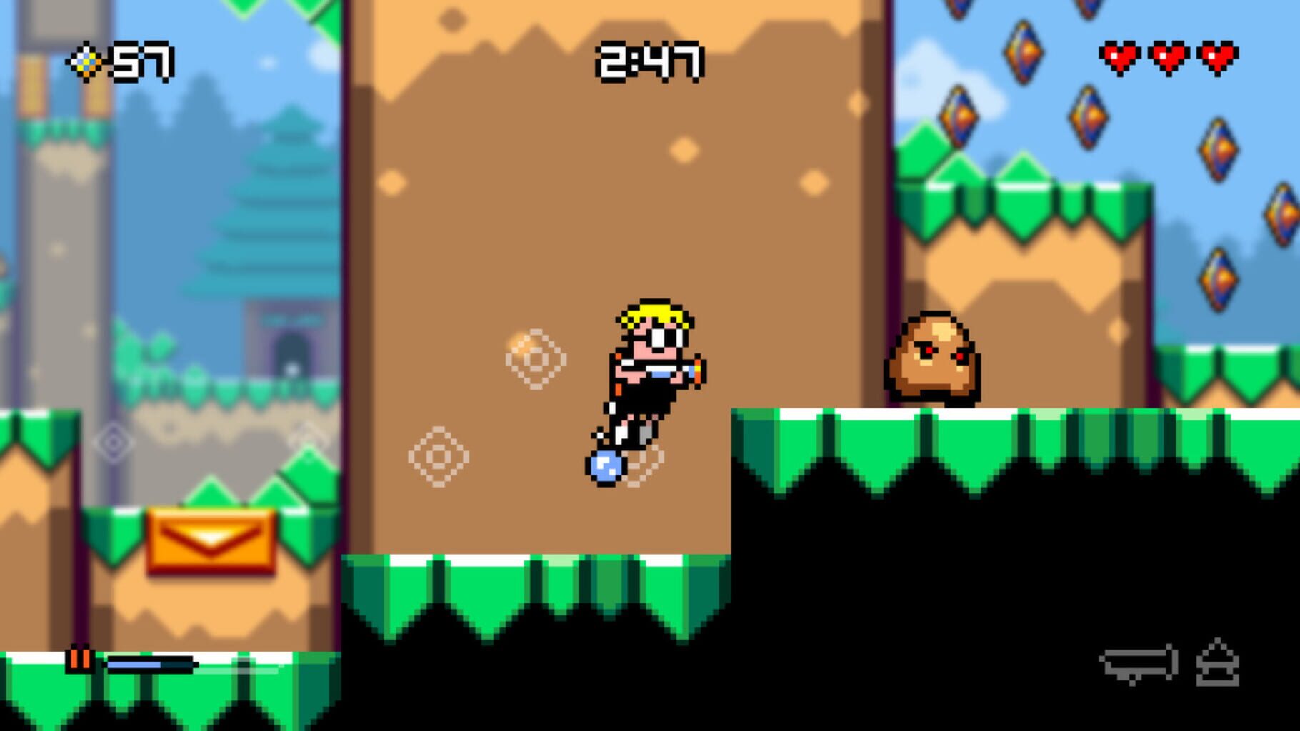 Captura de pantalla - Mutant Mudds Deluxe