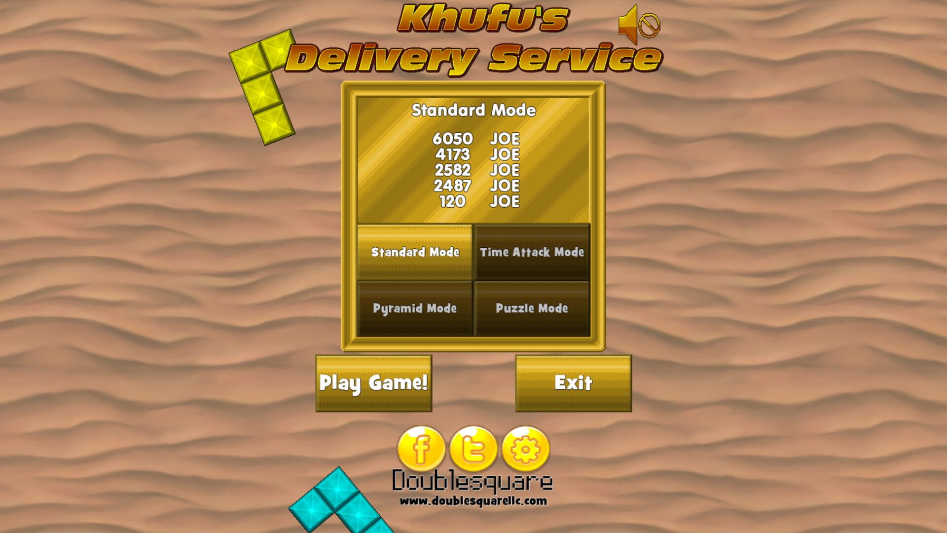 Khufu's Delivery Service - Screenshot