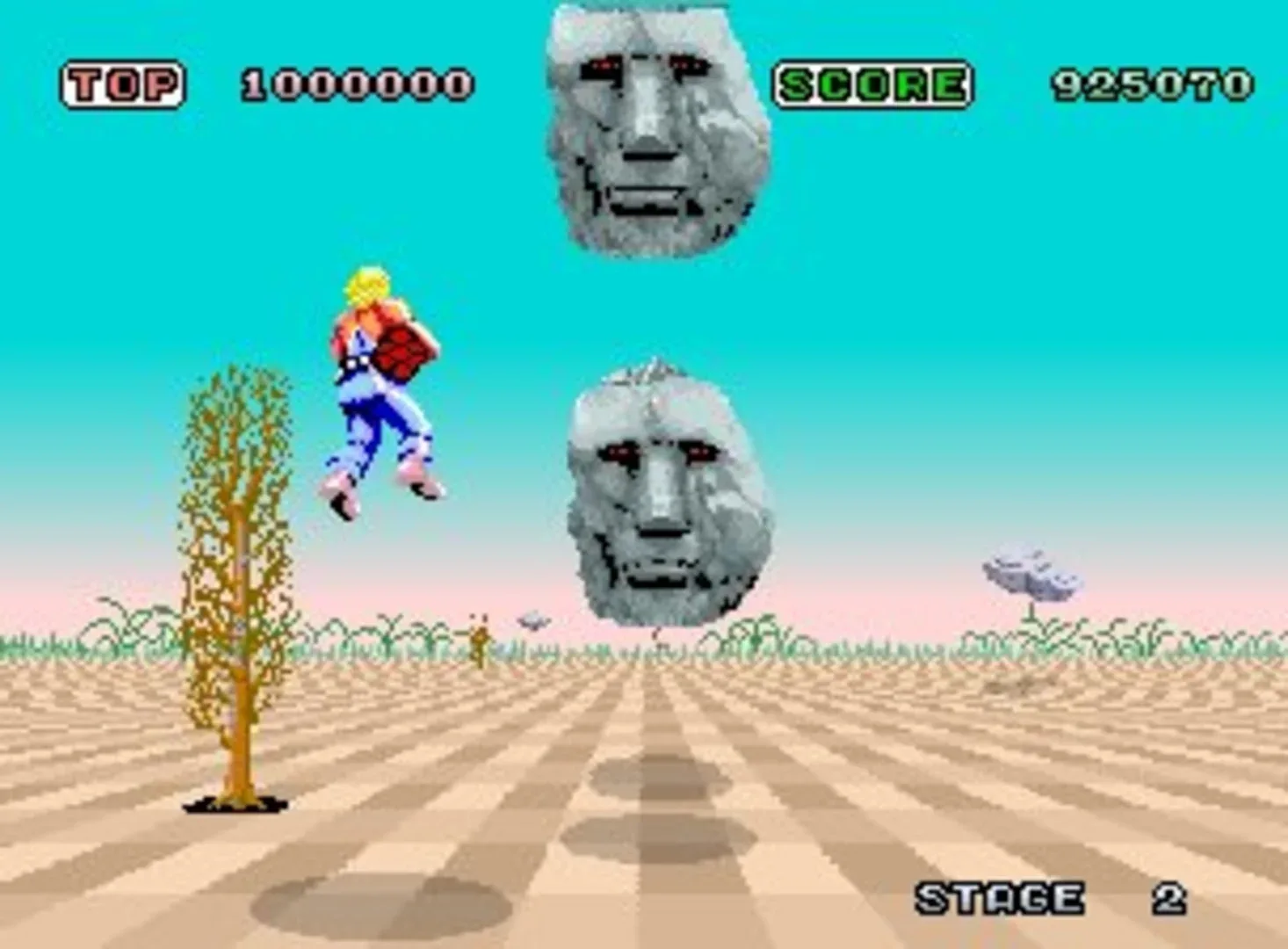 Captura de pantalla - Space Harrier
