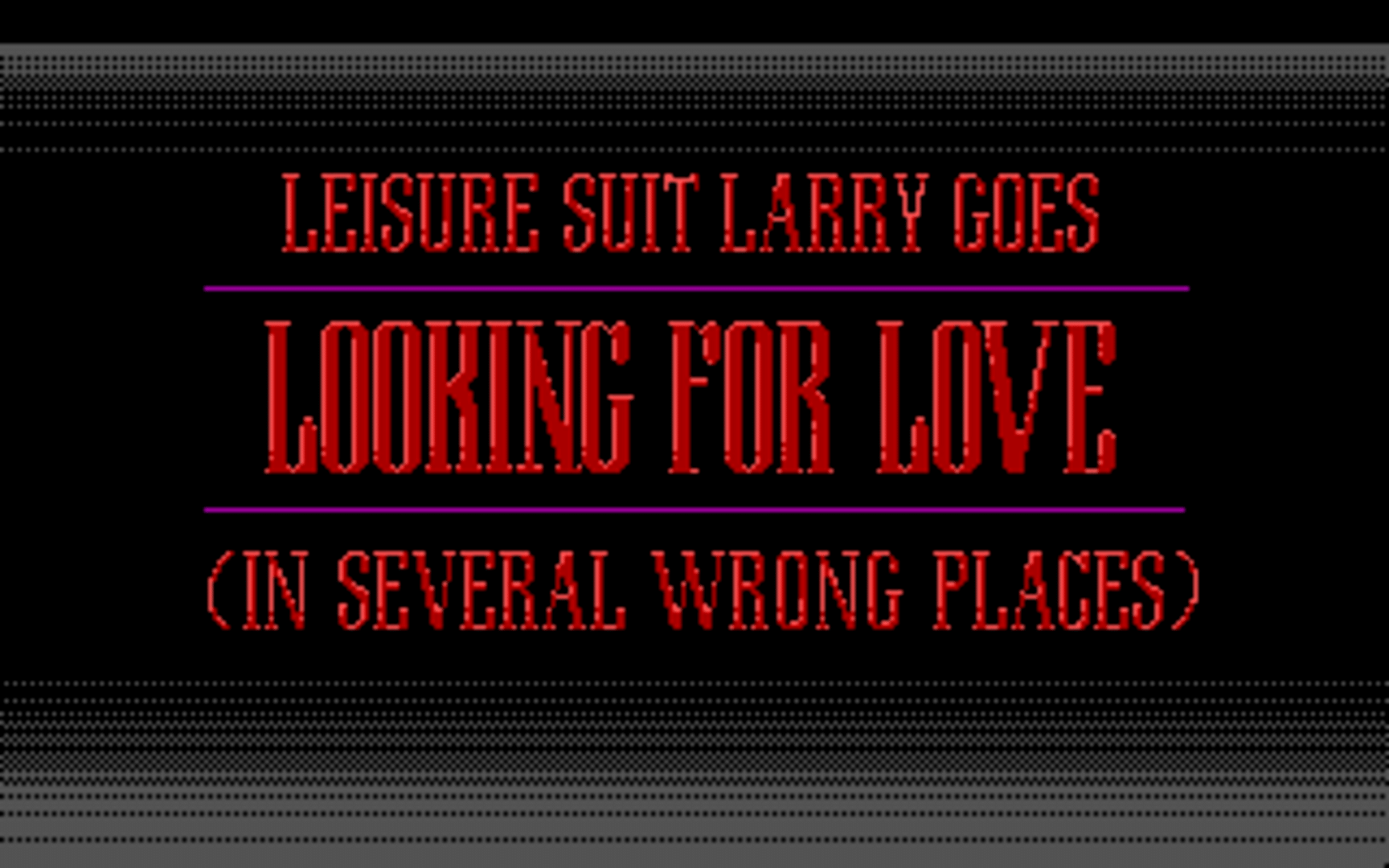 Leisure Suit Larry 2: Goes Looking for Love (in Several Wrong Places) screenshot