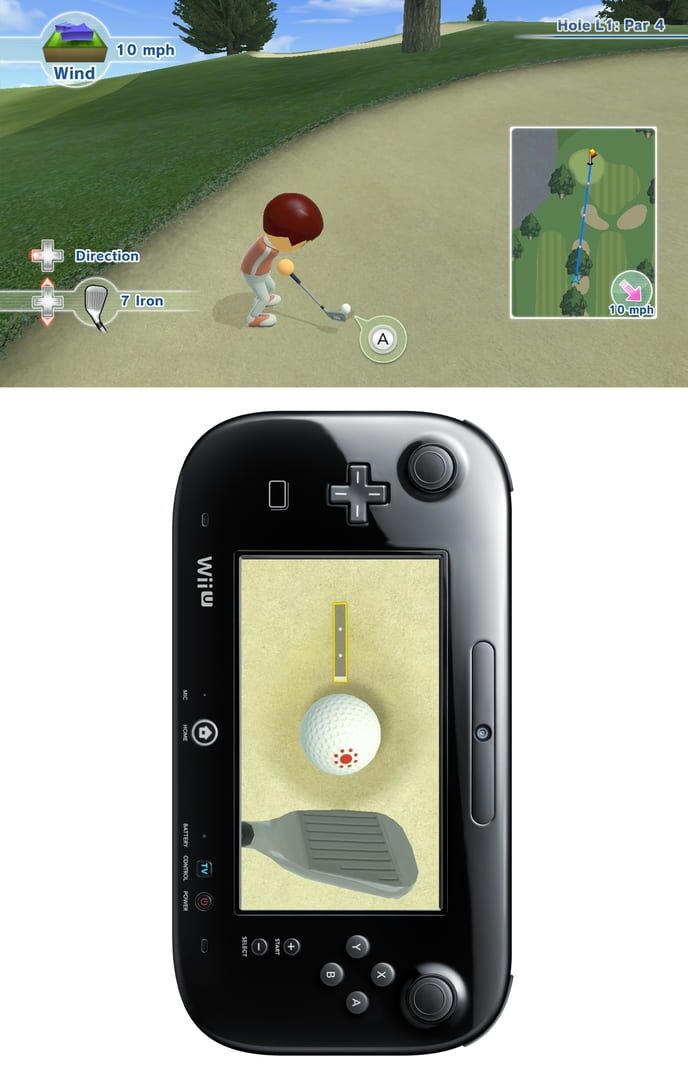 Captura de pantalla - Wii Sports Club: Golf