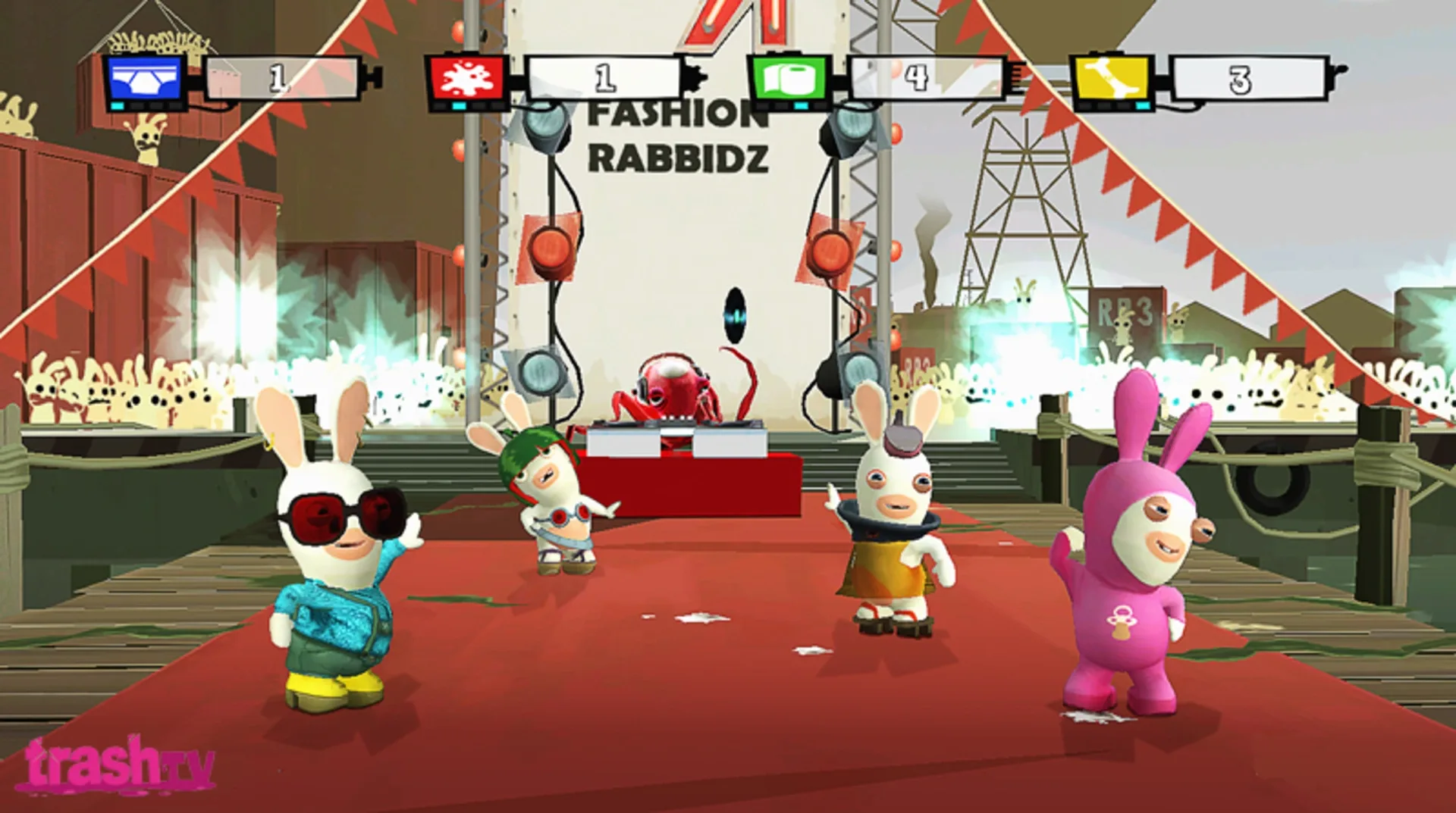 Captura de pantalla - Rayman Raving Rabbids: TV Party