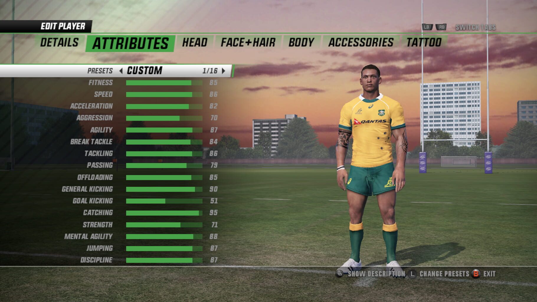 Captura de pantalla - Rugby Challenge 3: Jonah Lomu Edition