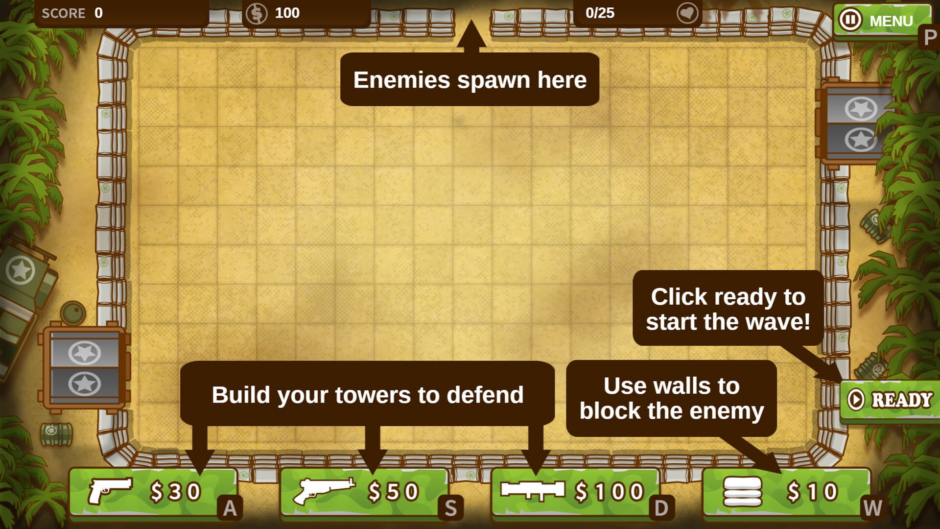 A Mazeing Tower Defense - Screenshot